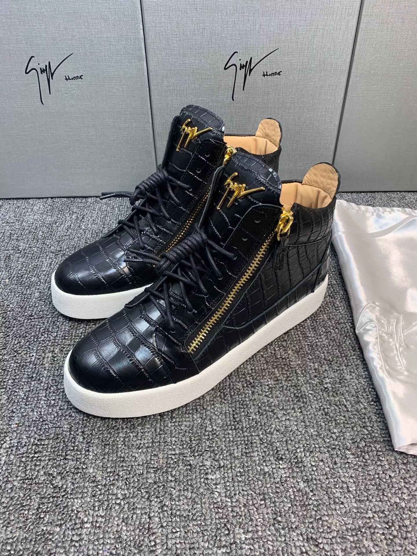 EasyMatch 4096 Giuseppe Zanotti High Tops Shoes For Men