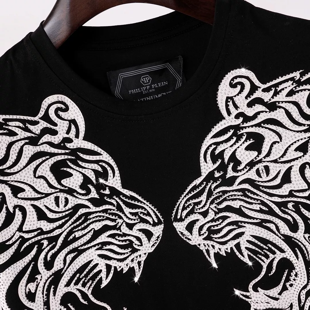 EasyMatch 4518 Philipp Plein PP T-Shirts Short Sleeved For Men