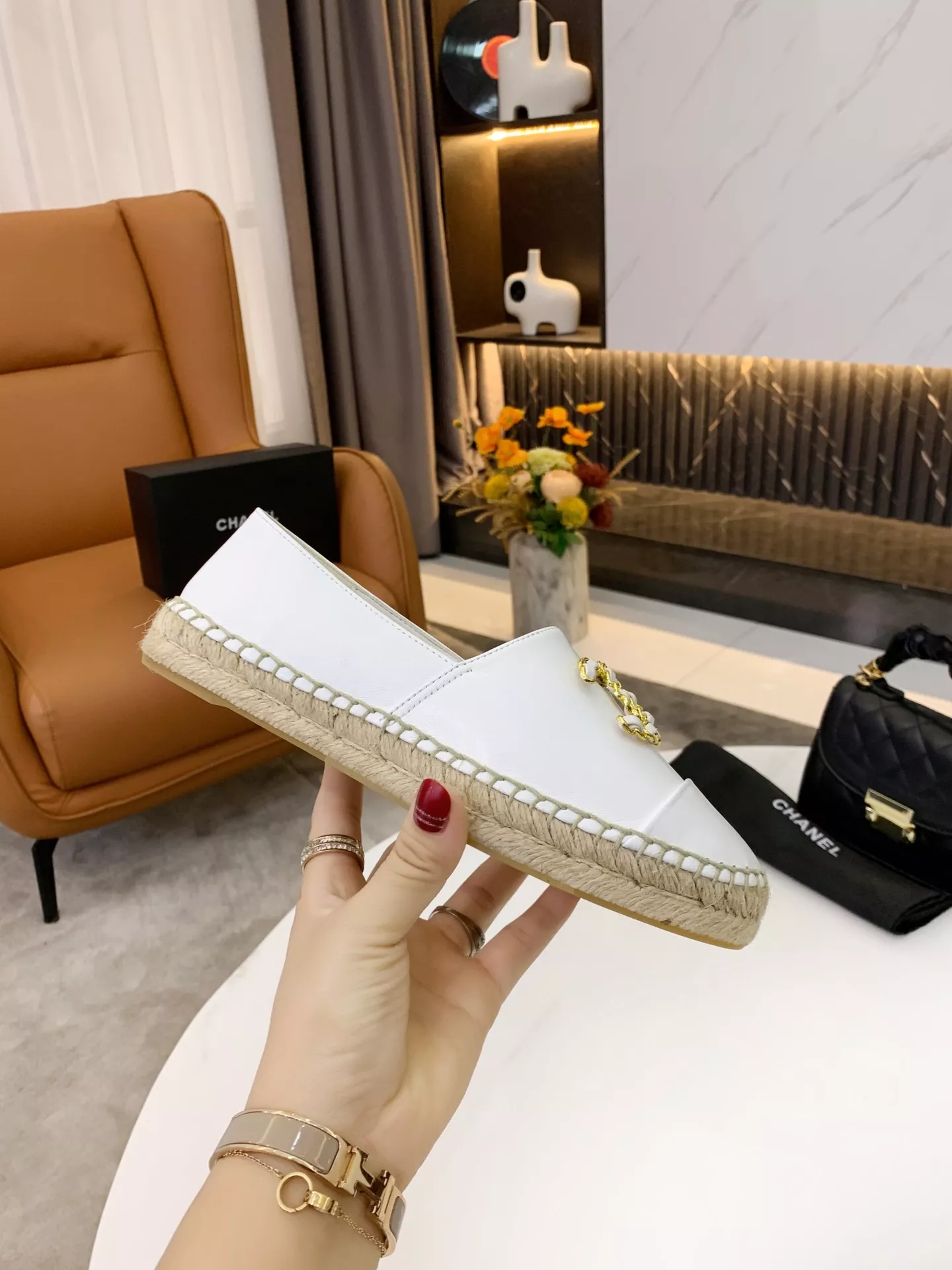 EasyMatch 4531 Chanel Flat Shoes For Women
