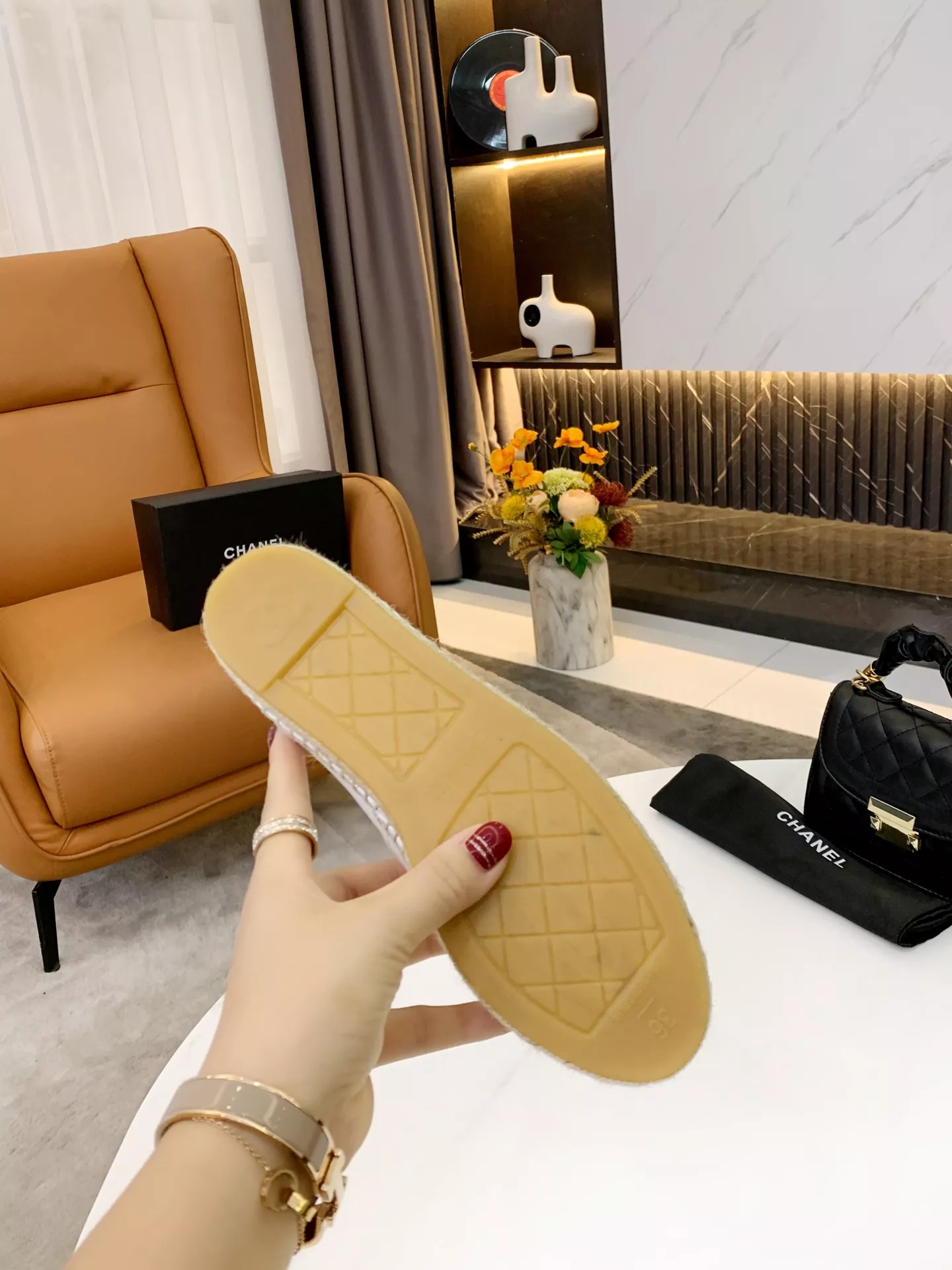 EasyMatch 4531 Chanel Flat Shoes For Women