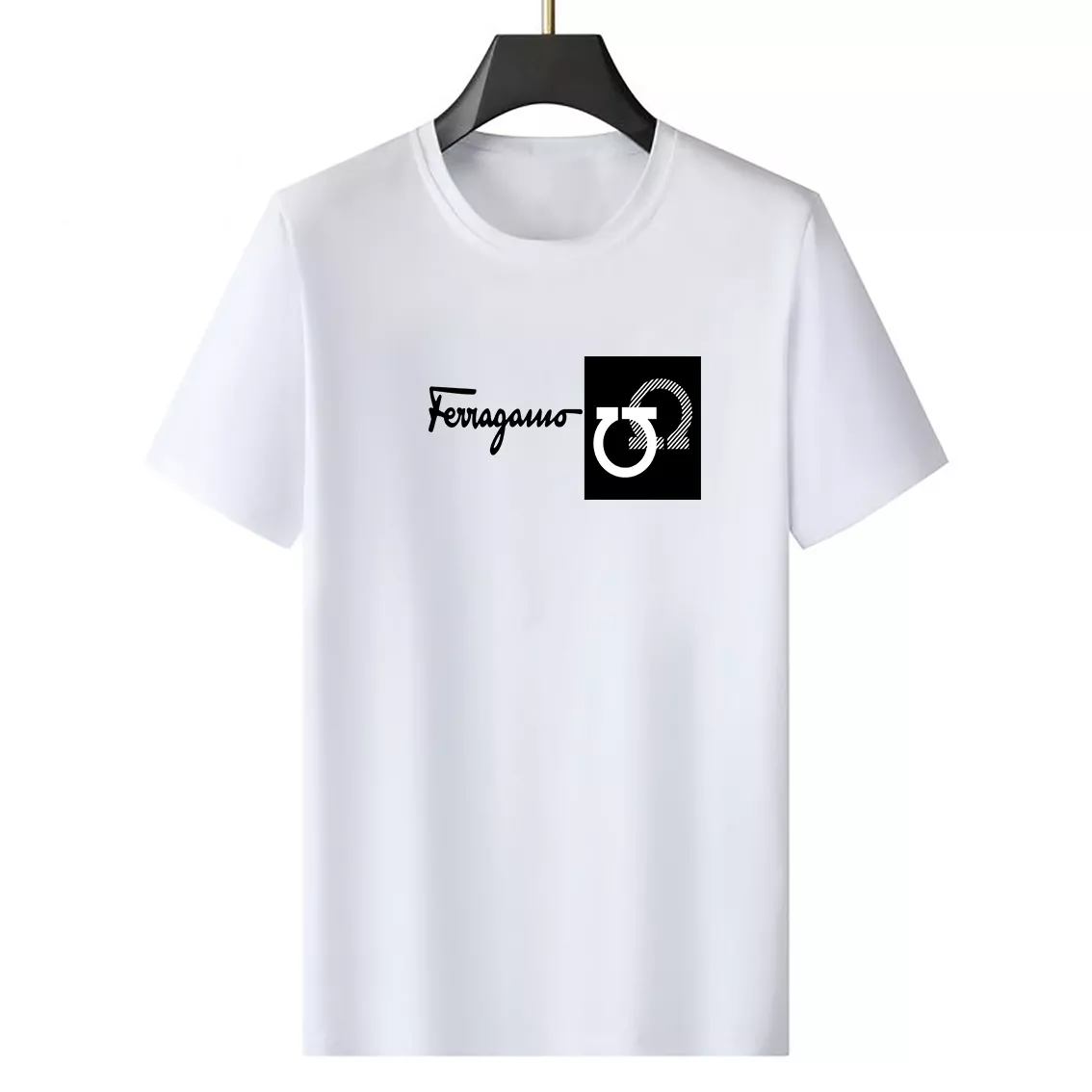 EasyMatch 4682 Salvatore Ferragamo T-Shirts Short Sleeved For Men
