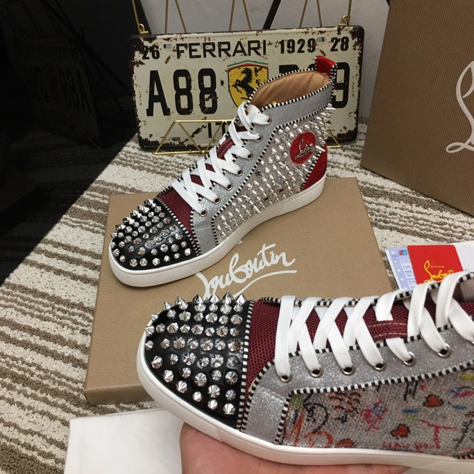 EasyMatch 5070 Christian Louboutin High Tops Shoes For Men