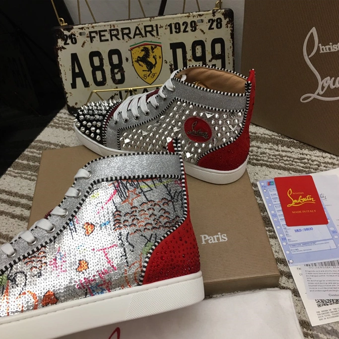 EasyMatch 5070 Christian Louboutin High Tops Shoes For Men