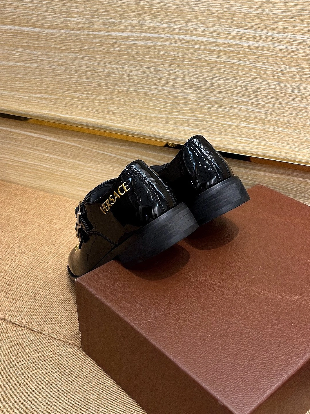 EasyMatch 5429 Versace Leather Shoes For Men
