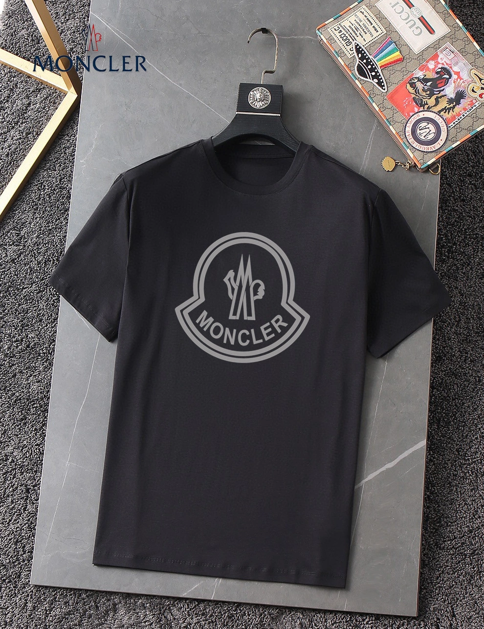 EasyMatch 5683 Moncler T-Shirts Short Sleeved For Unisex