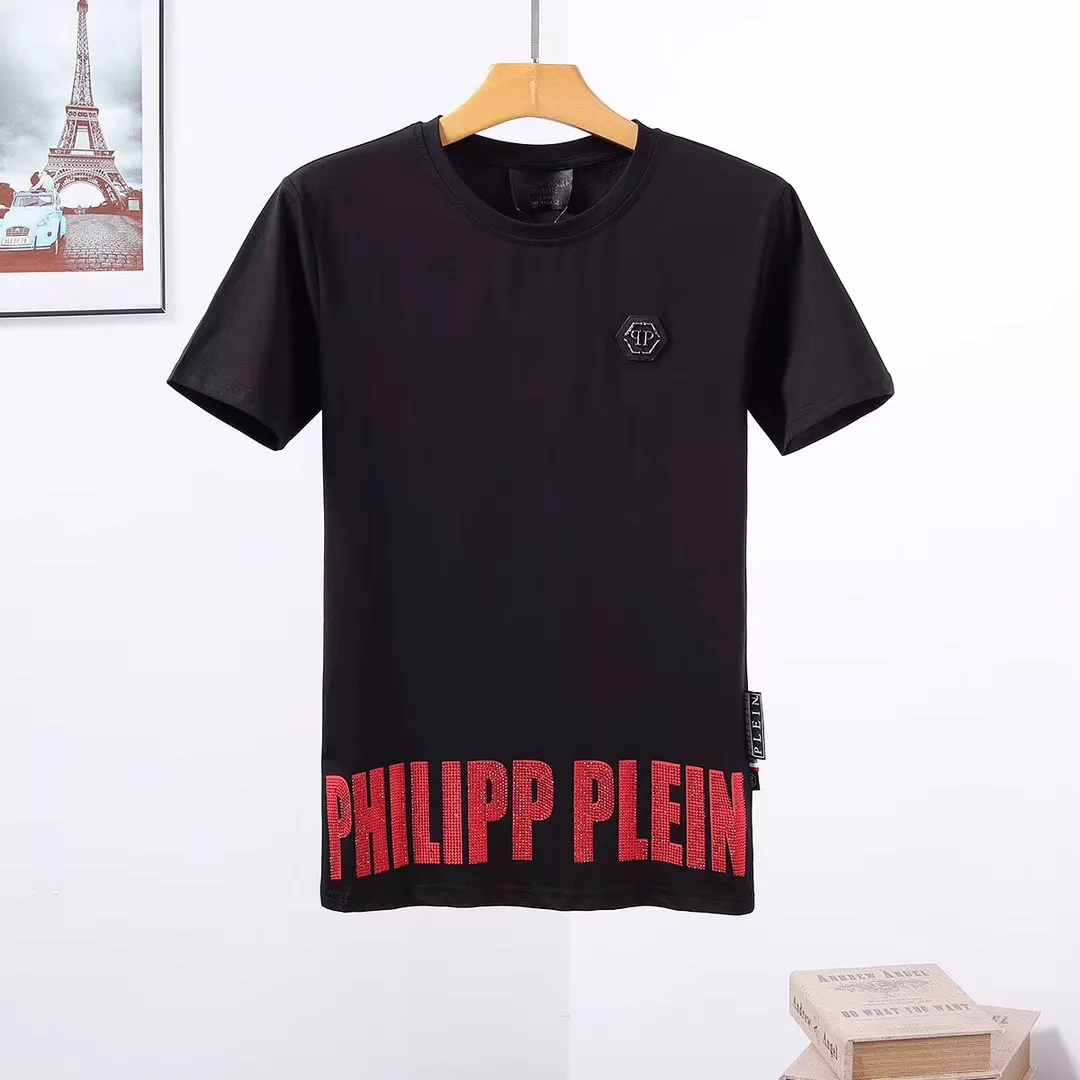 EasyMatch 6085 Philipp Plein PP T-Shirts Short Sleeved For Men