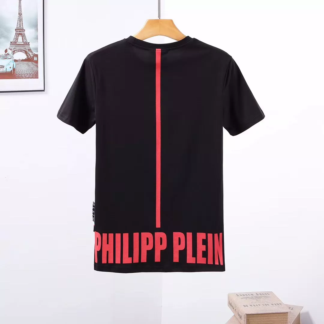 EasyMatch 6085 Philipp Plein PP T-Shirts Short Sleeved For Men