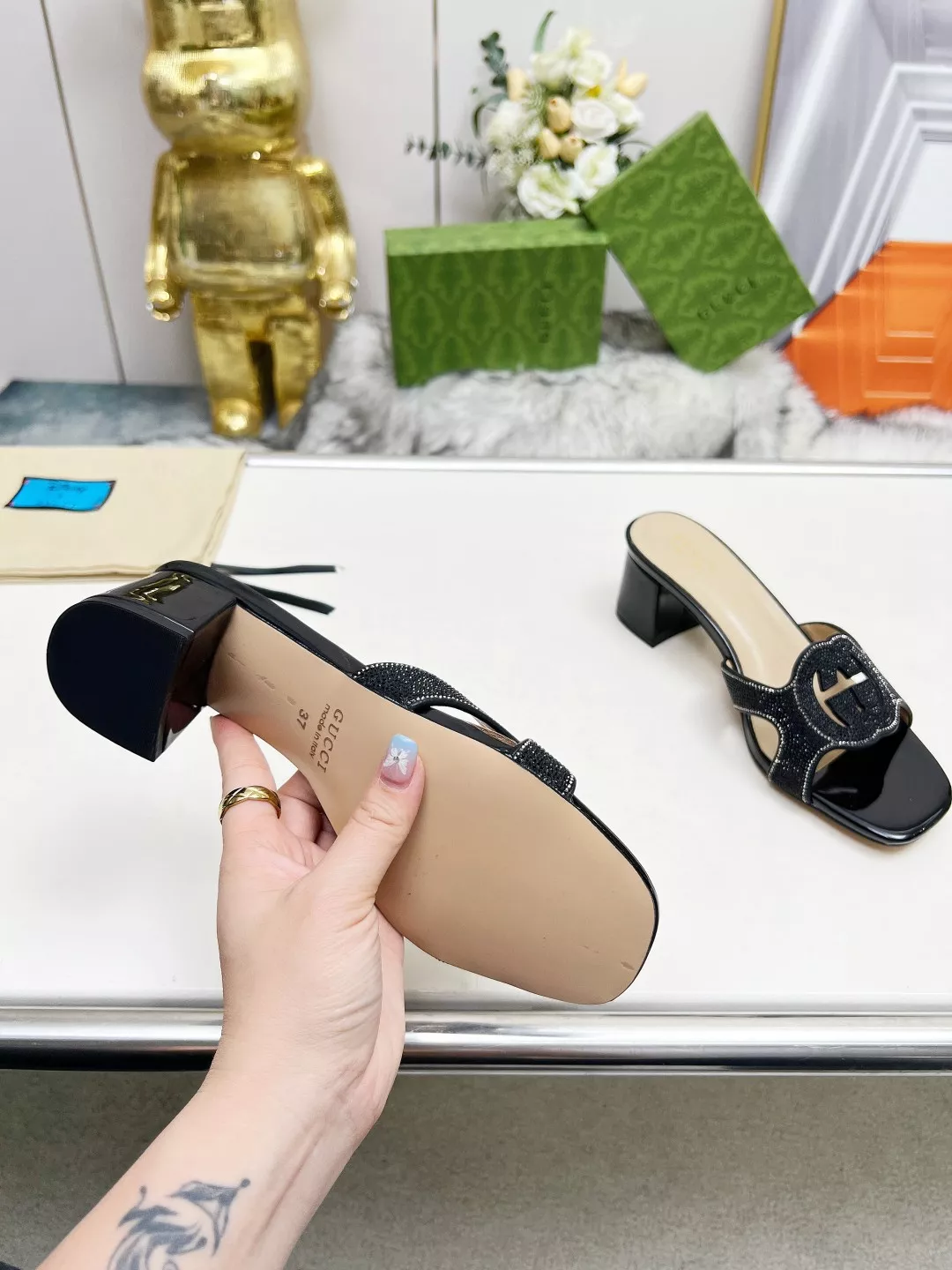 EasyMatch 6814 Gucci Slippers For Women