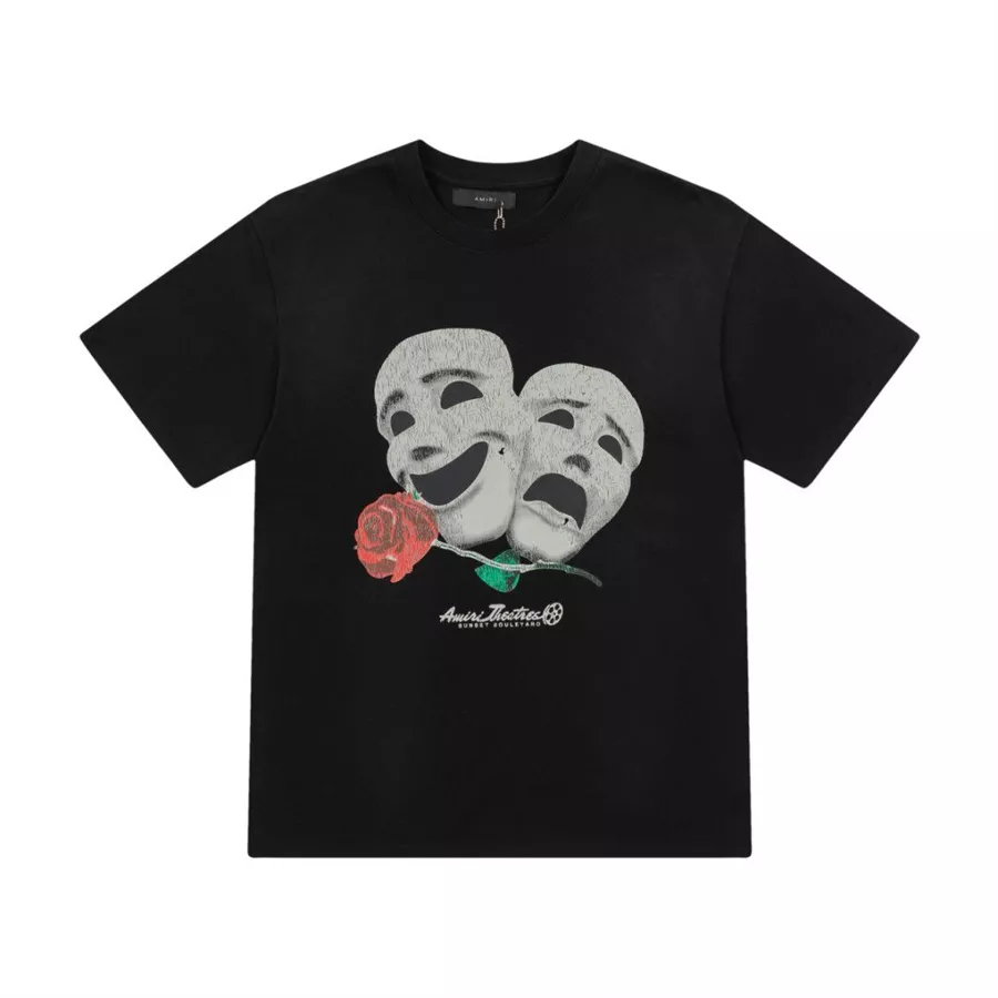 EasyMatch 7621 Amiri T-Shirts Short Sleeved For Unisex