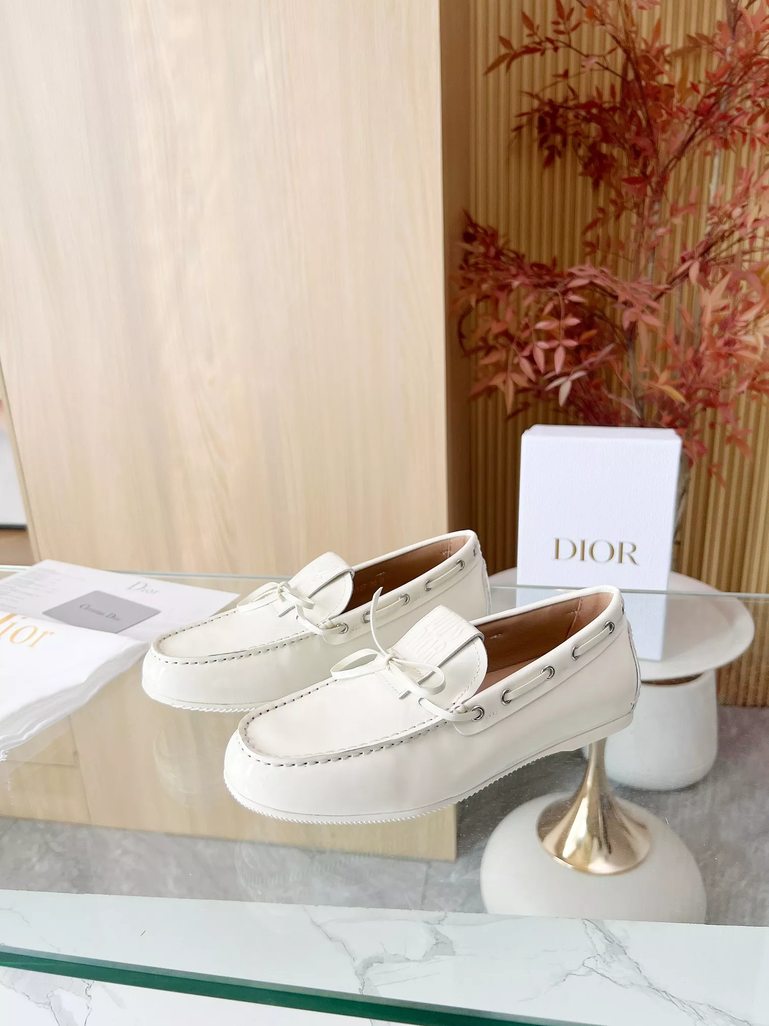 EasyMatch 7674 Christian Dior Leather Shoes For Women