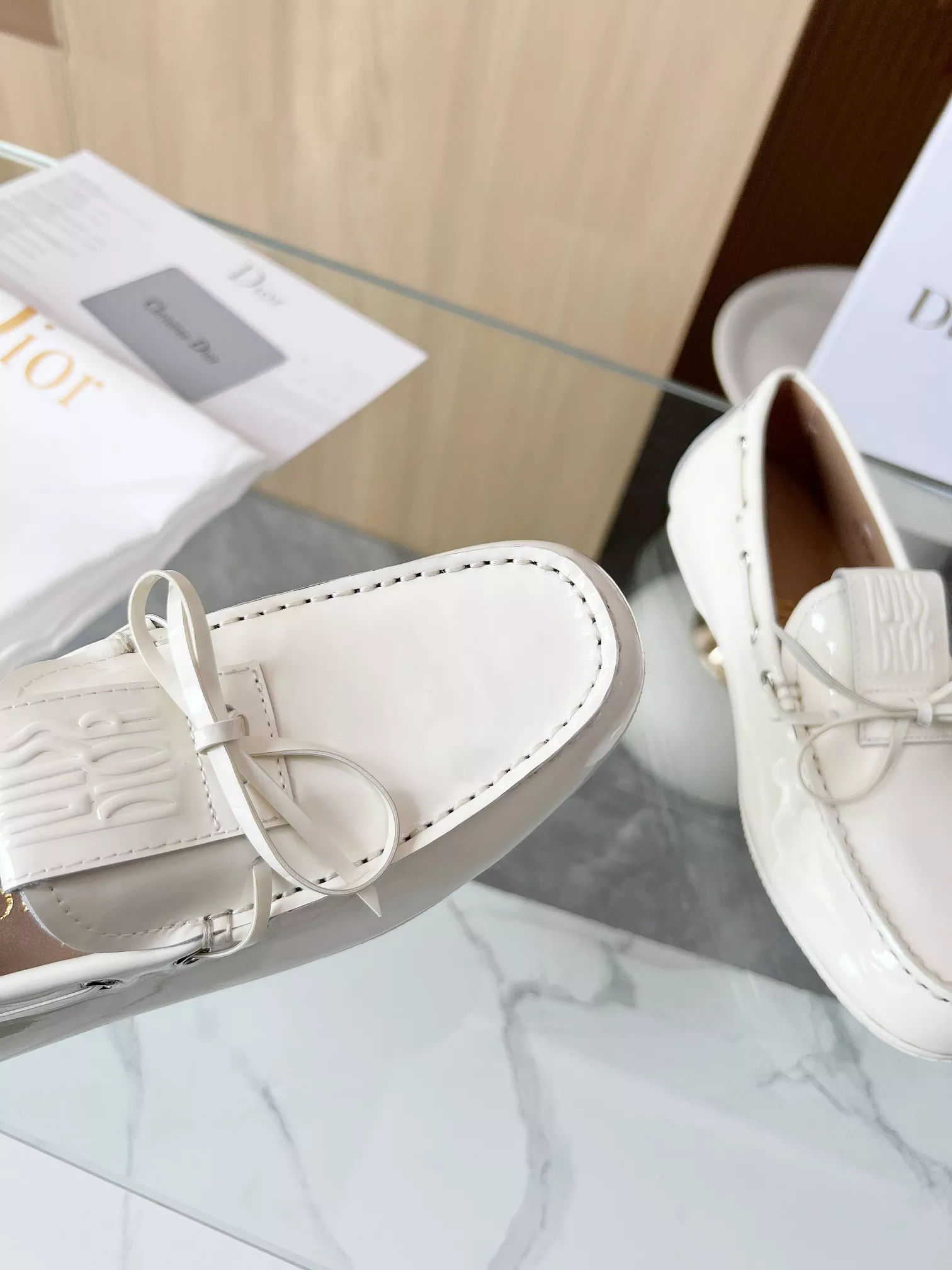 EasyMatch 7674 Christian Dior Leather Shoes For Women