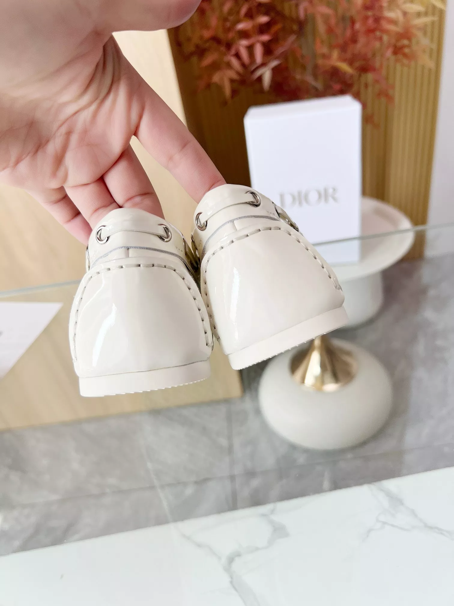 EasyMatch 7674 Christian Dior Leather Shoes For Women