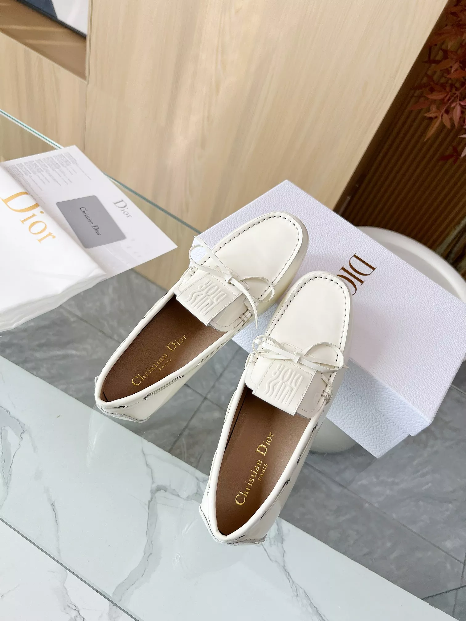 EasyMatch 7674 Christian Dior Leather Shoes For Women