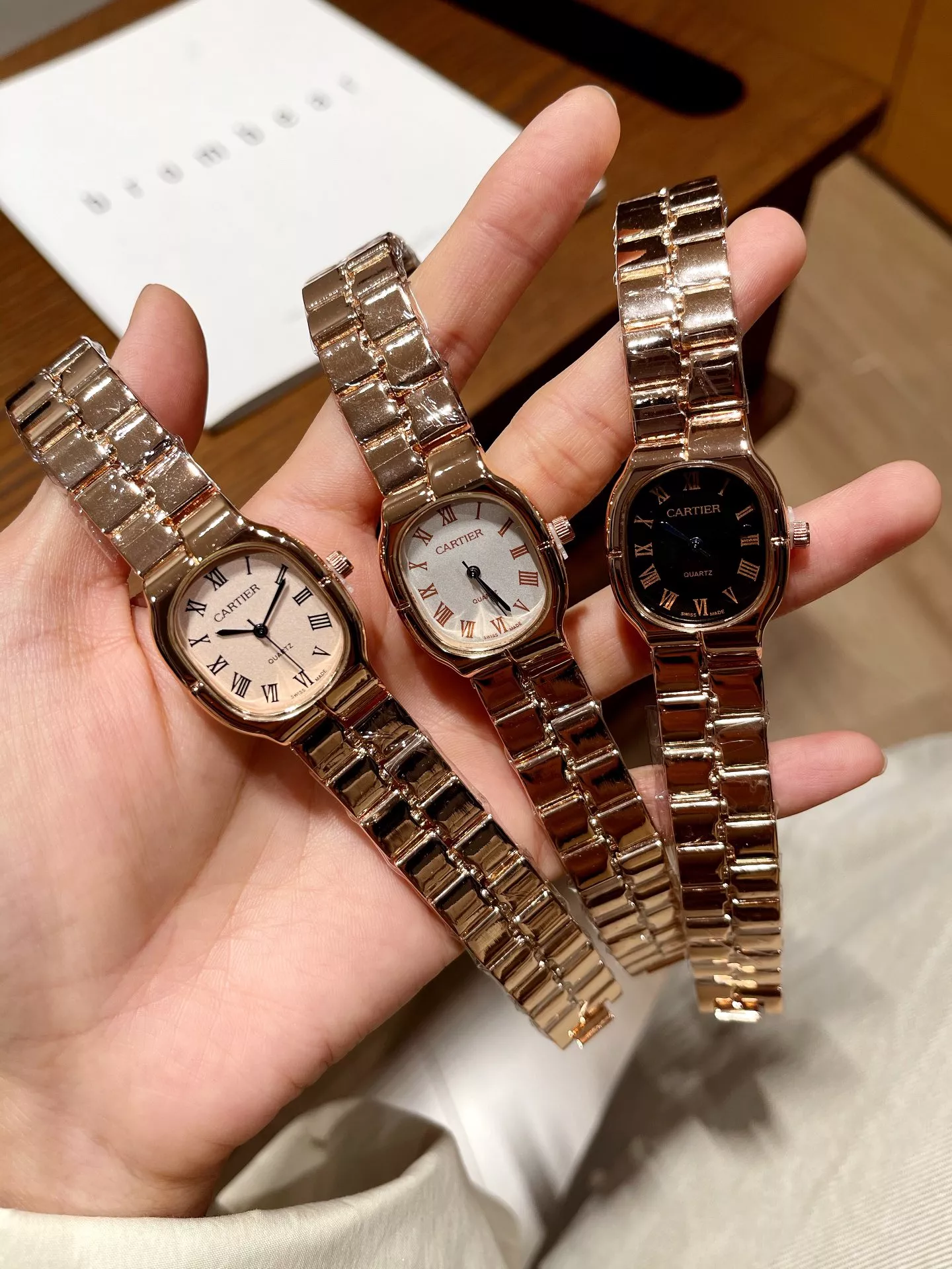 EasyMatch 7997 Cartier Watches In Rose Gold