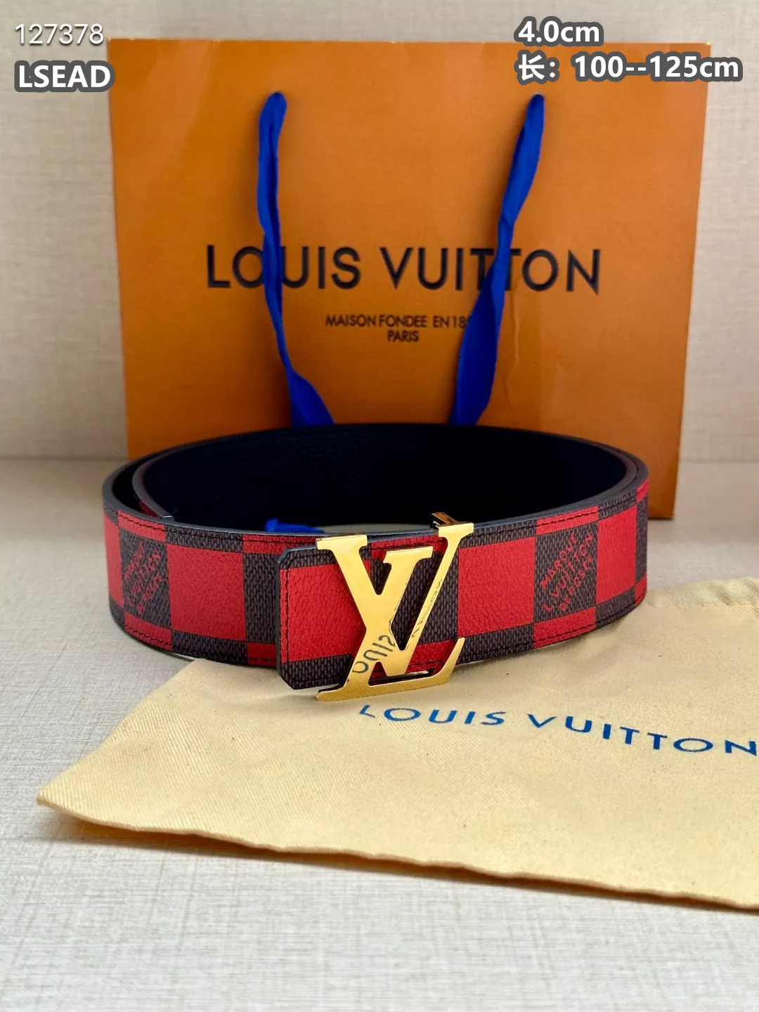 EasyMatch 804 Louis Vuitton AAA Quality Belts For Men