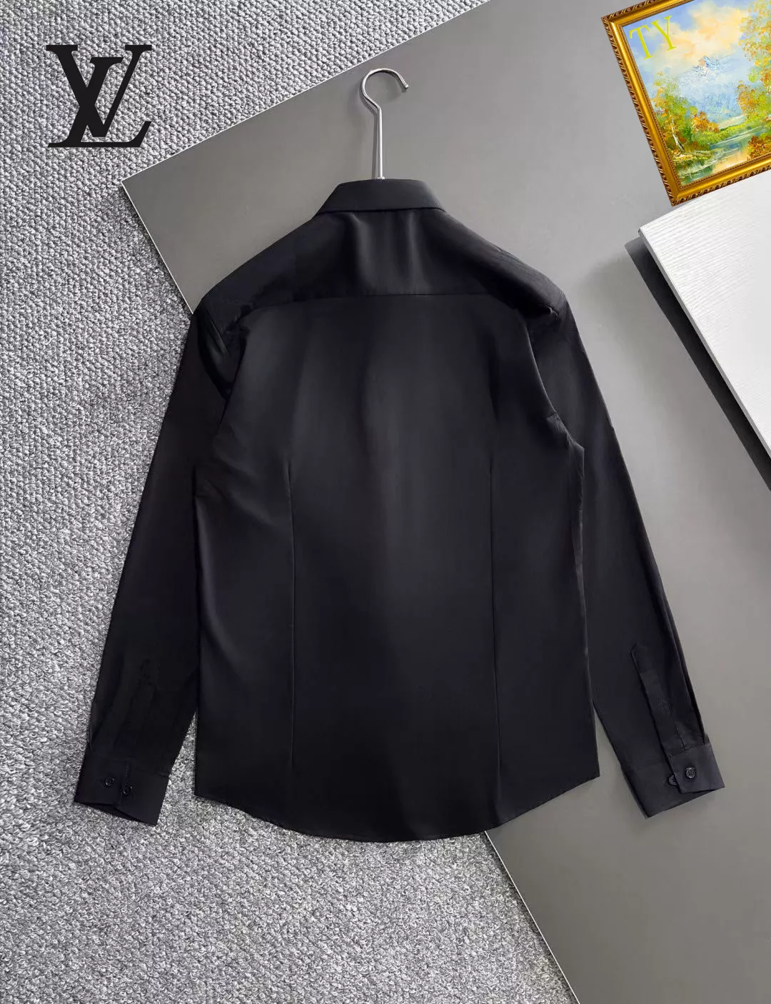 EasyMatch 8975 Louis Vuitton LV Shirts Long Sleeved For Unisex