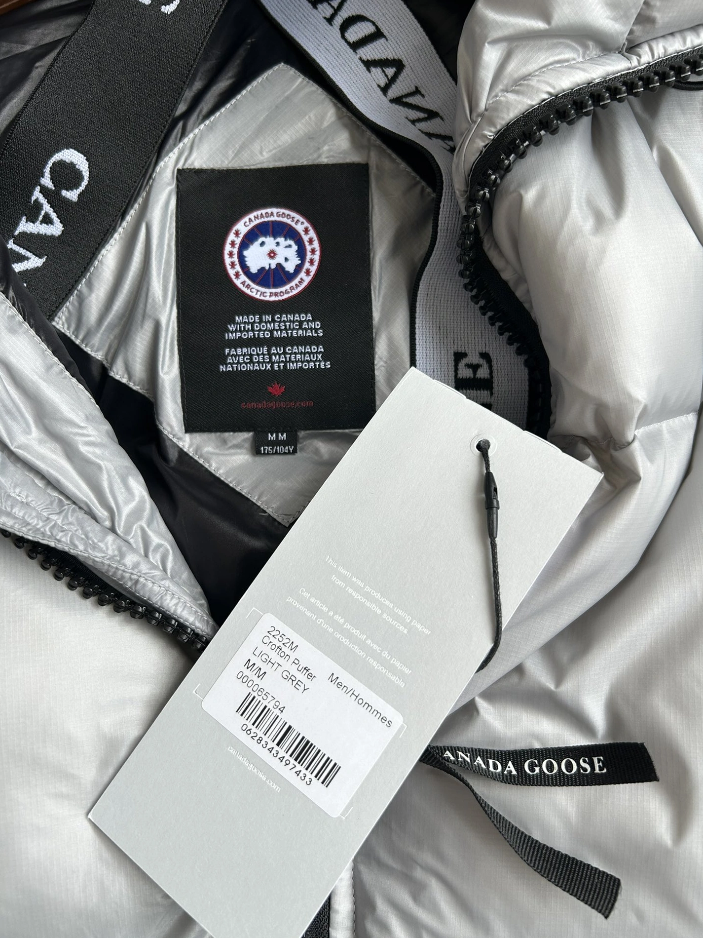 EasyMatch 9273 Canada Goose Down Feather Coat Long Sleeved For Unisex