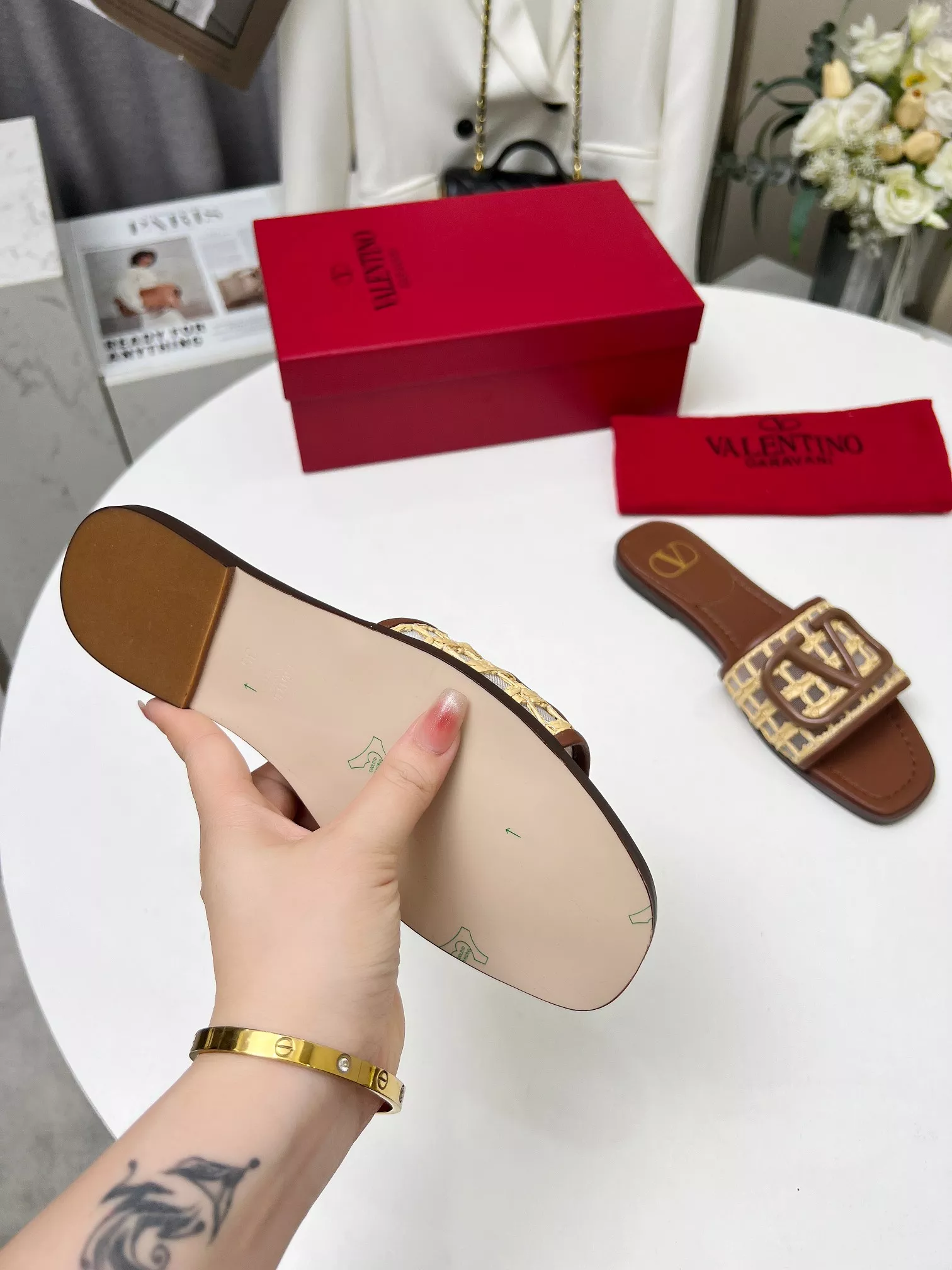 EasyMatch 9517 Valentino Slippers For Women