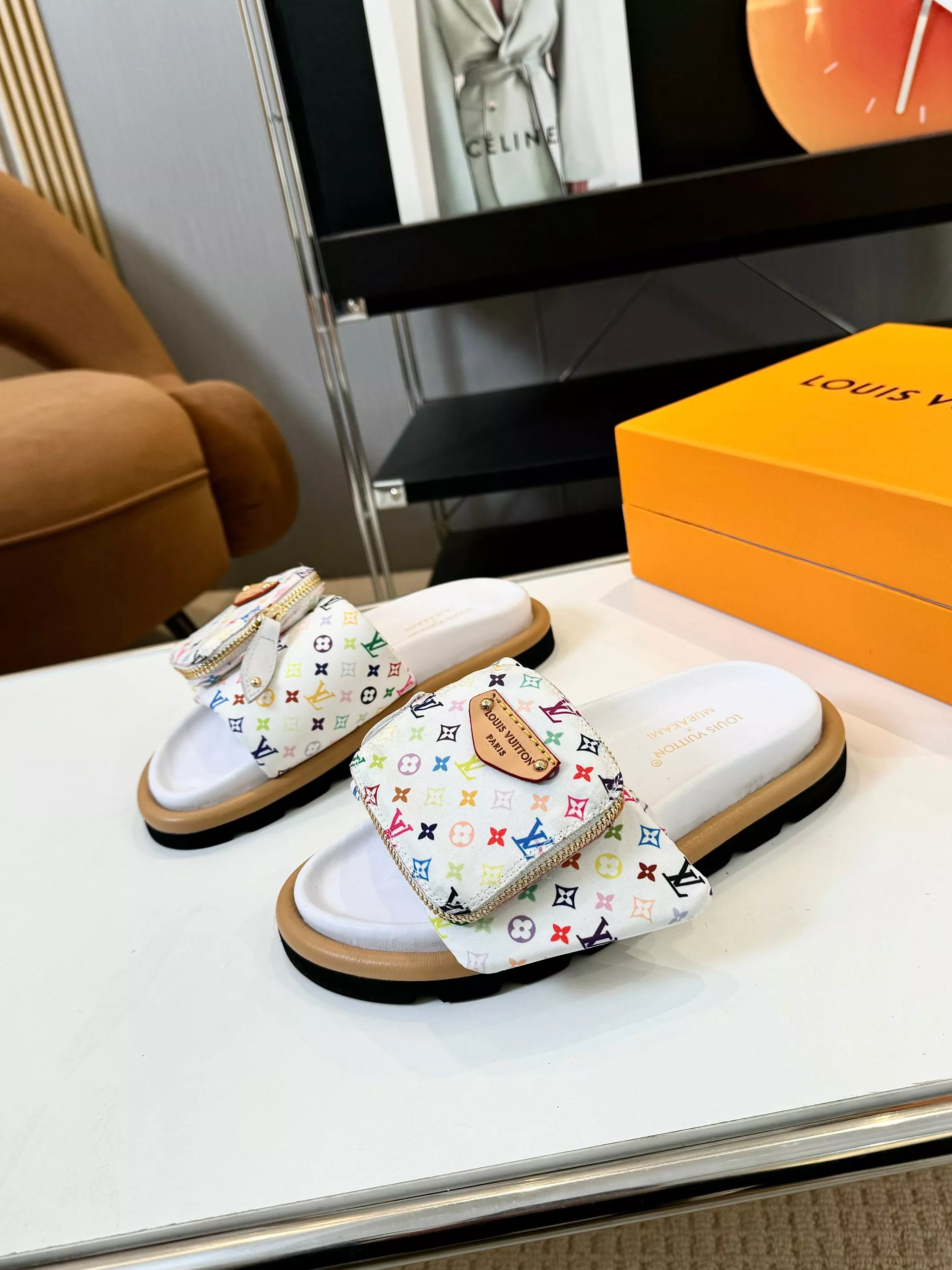 EasyMatch 9706 Louis Vuitton Slippers For Men