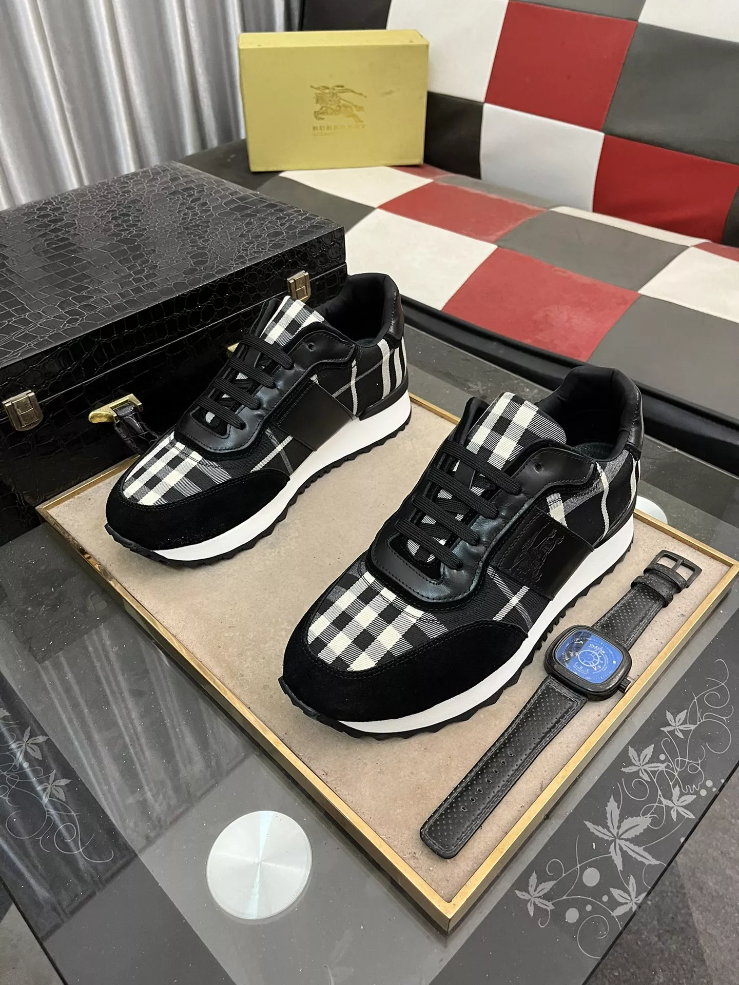 EasyMatch 9855 Burberry Casual Shoes For Men