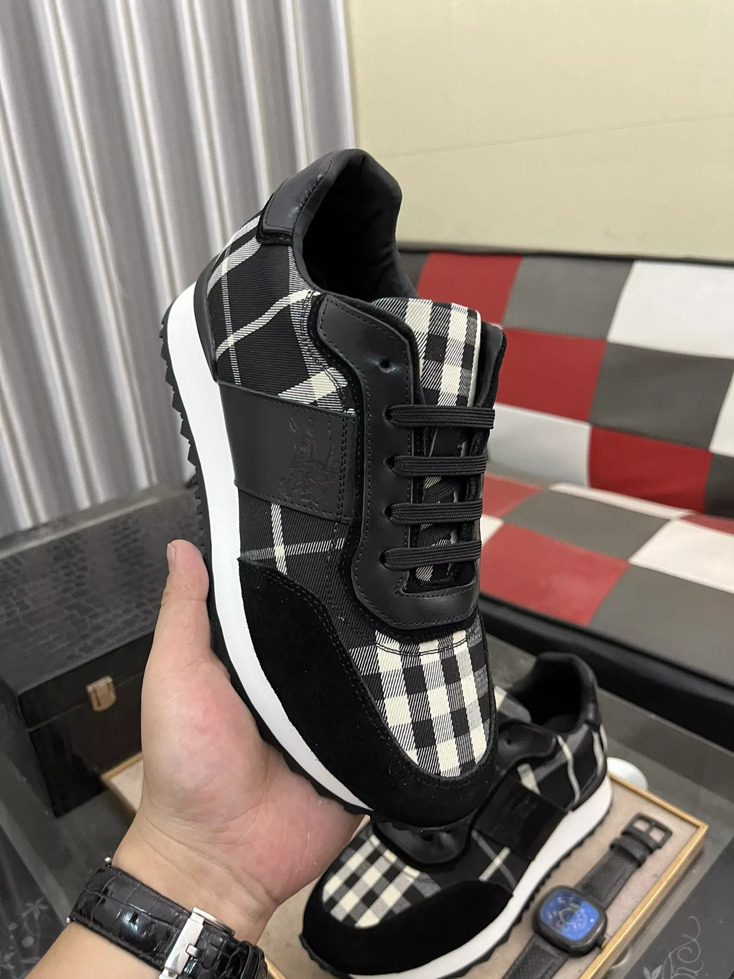 EasyMatch 9855 Burberry Casual Shoes For Men
