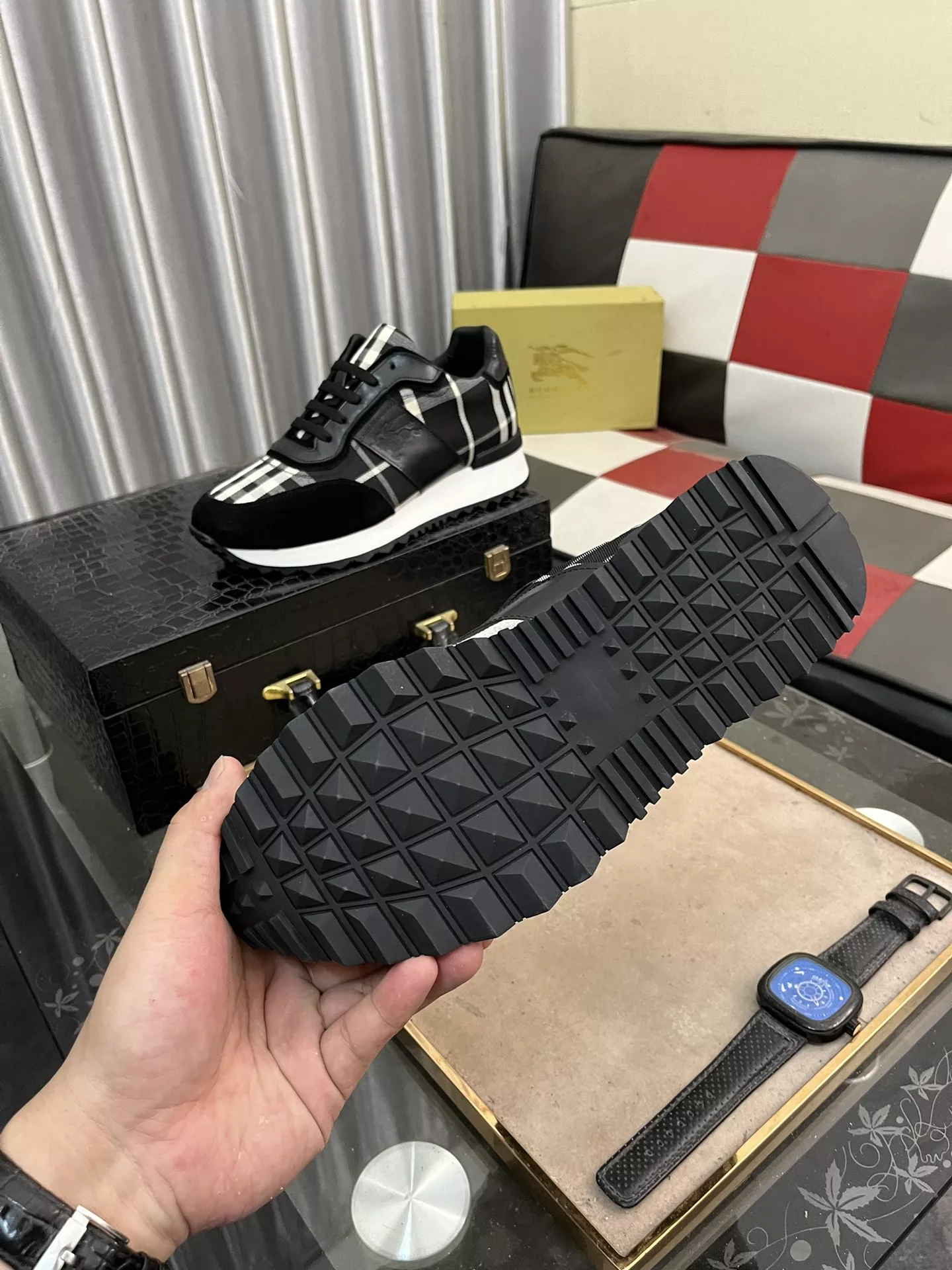 EasyMatch 9855 Burberry Casual Shoes For Men