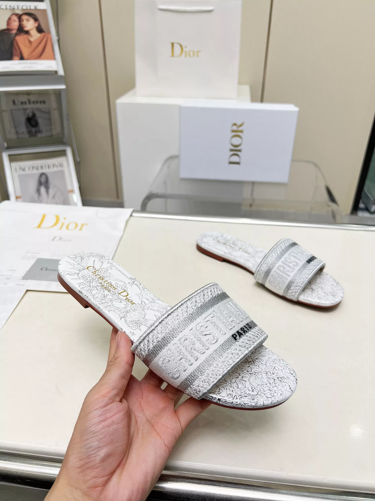 Efficient 1003 Christian Dior Slippers For Women