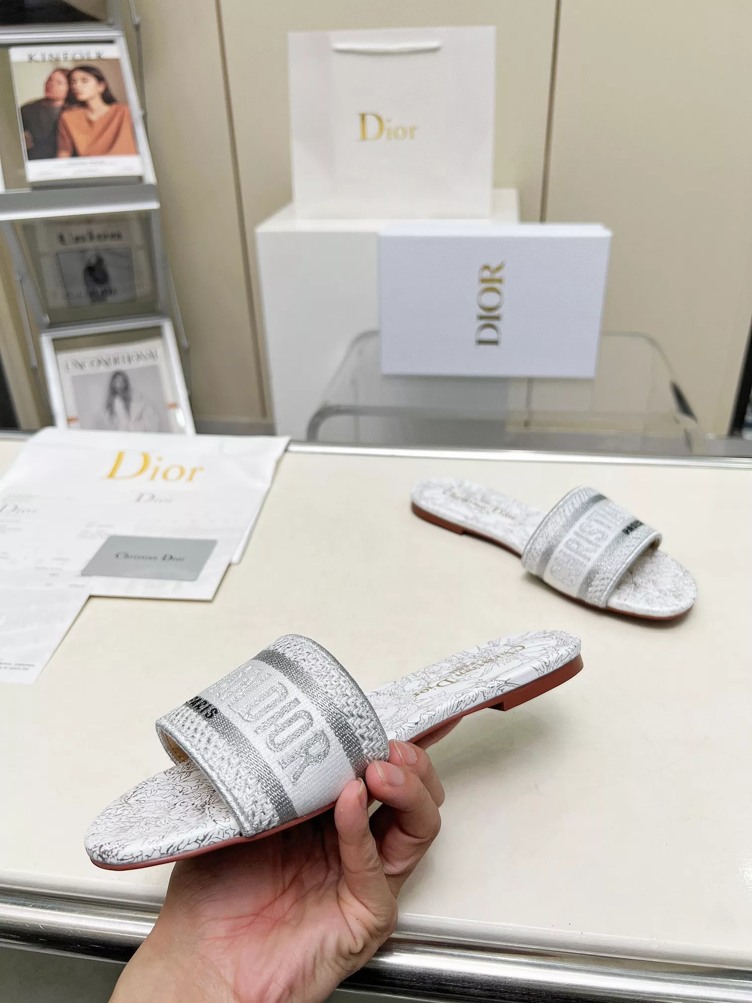 Efficient 1003 Christian Dior Slippers For Women