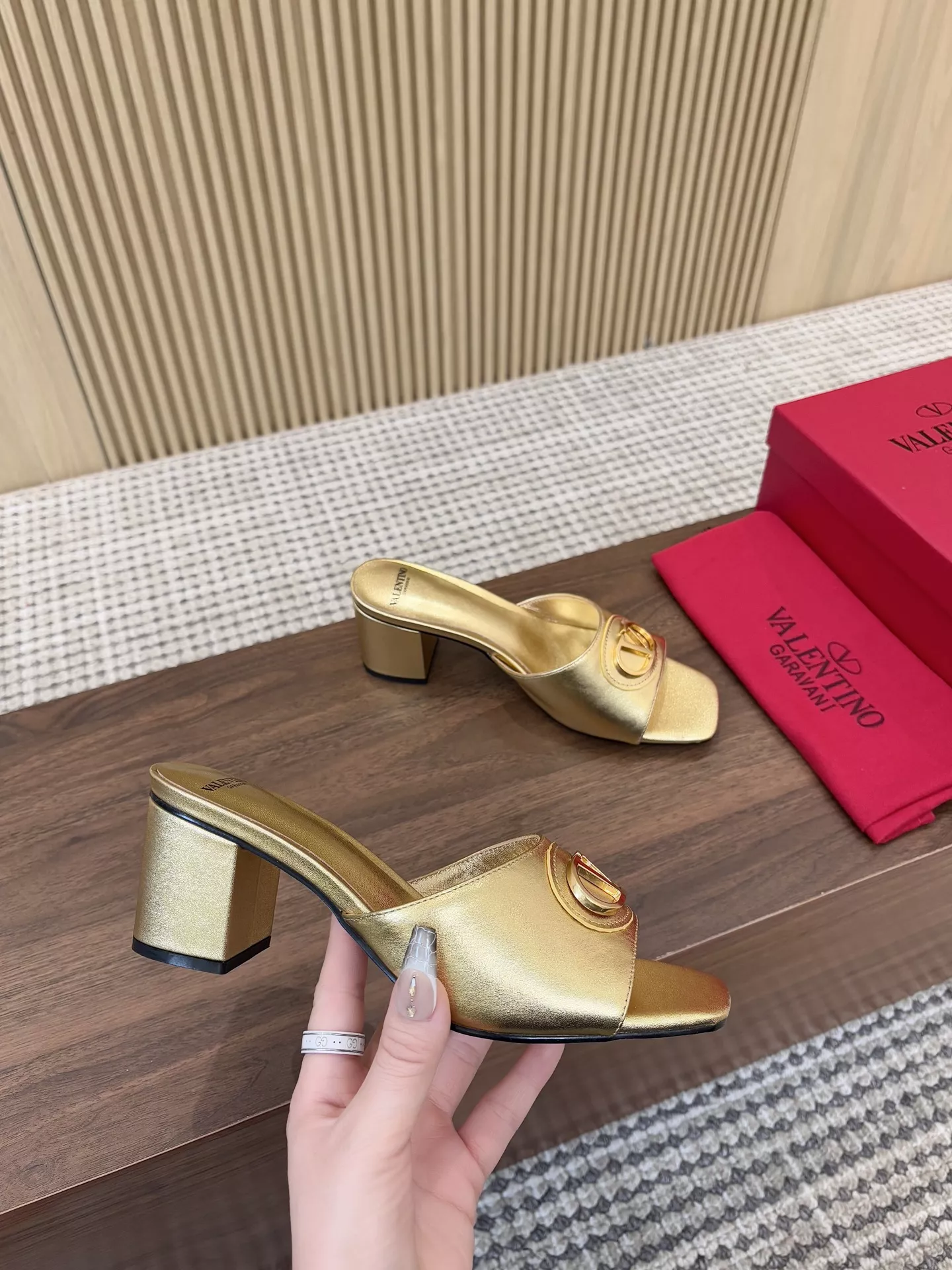 Efficient 1091 Valentino Slippers For Women