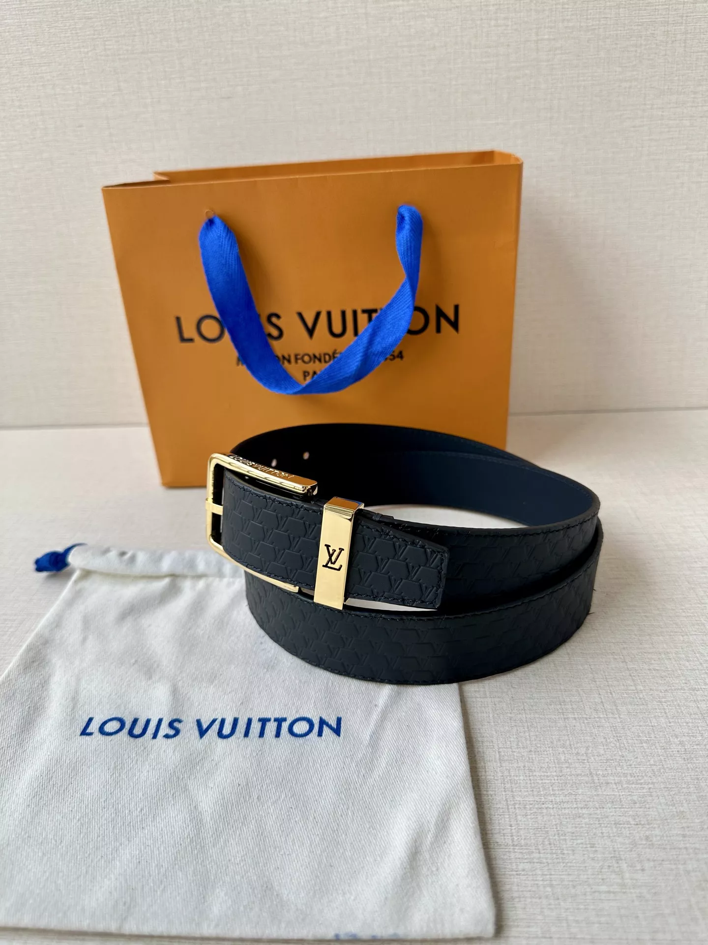 Efficient 1349 Louis Vuitton AAA Quality Belts In 3.5cm For Men