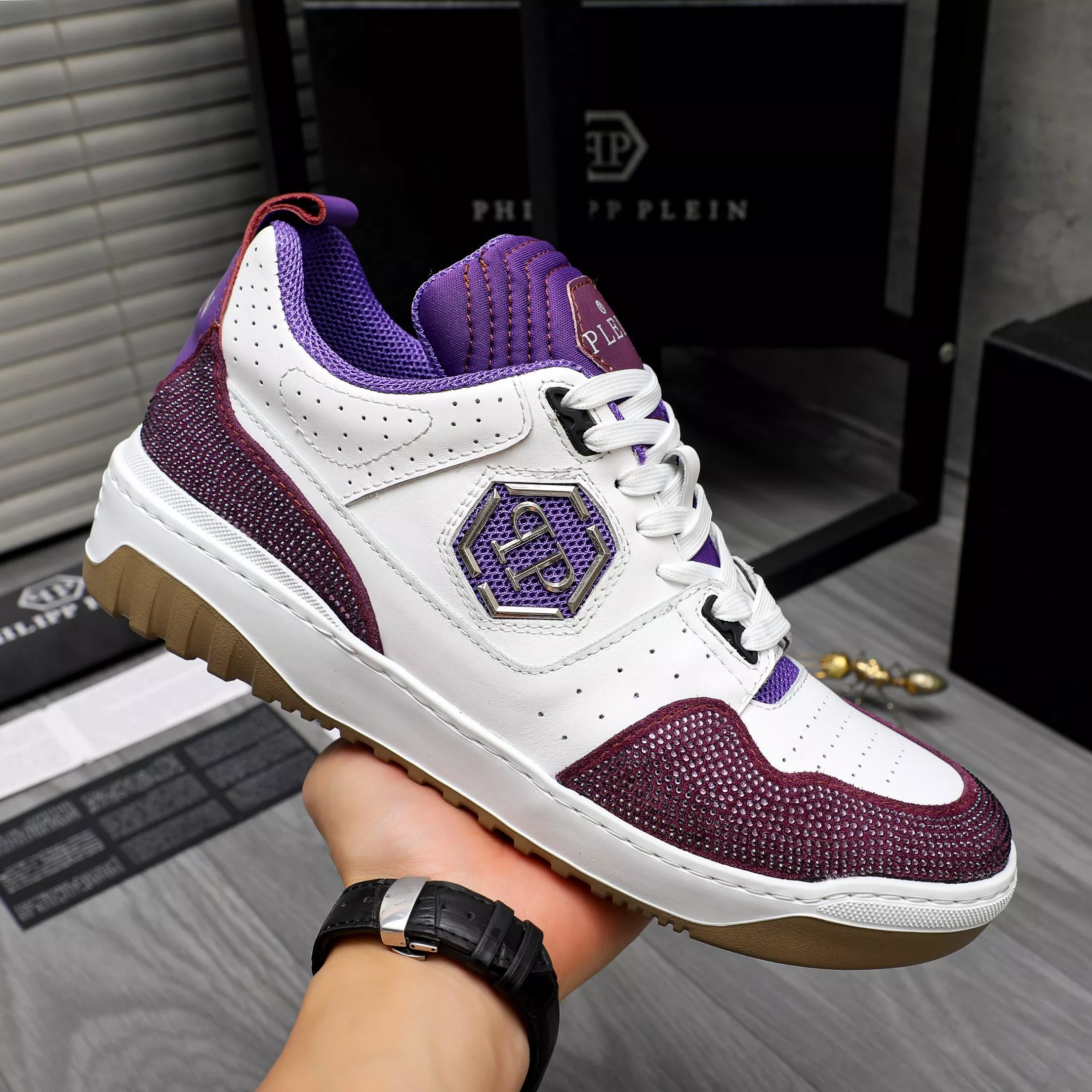 Efficient 1968 Philipp Plein PP Casual Shoes For Men
