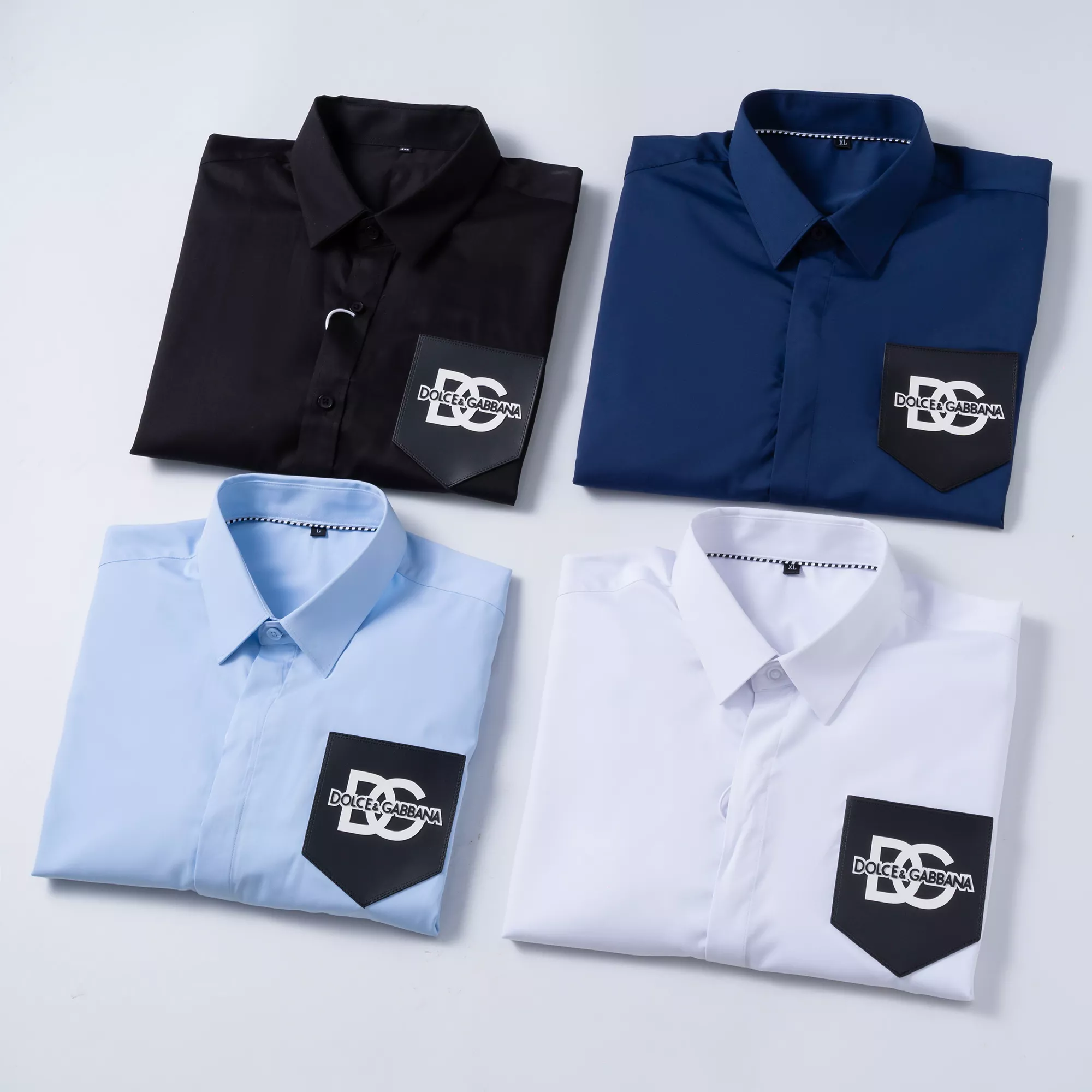 Efficient 2430 Dolce & Gabbana D&G Shirts Long Sleeved For Men