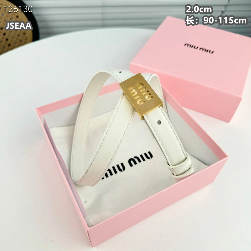 Efficient 248 MIU MIU AAA Quality Belts For Women