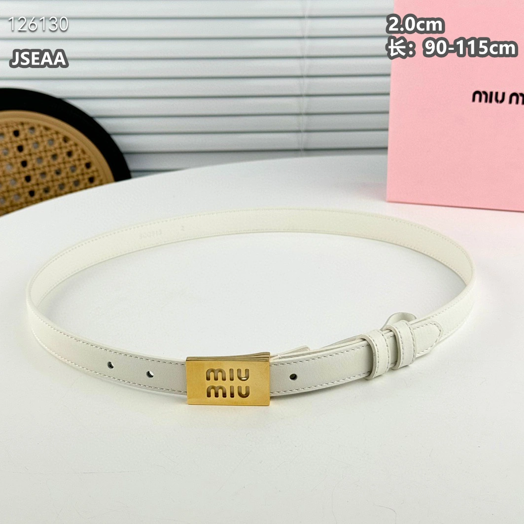 Efficient 248 MIU MIU AAA Quality Belts For Women