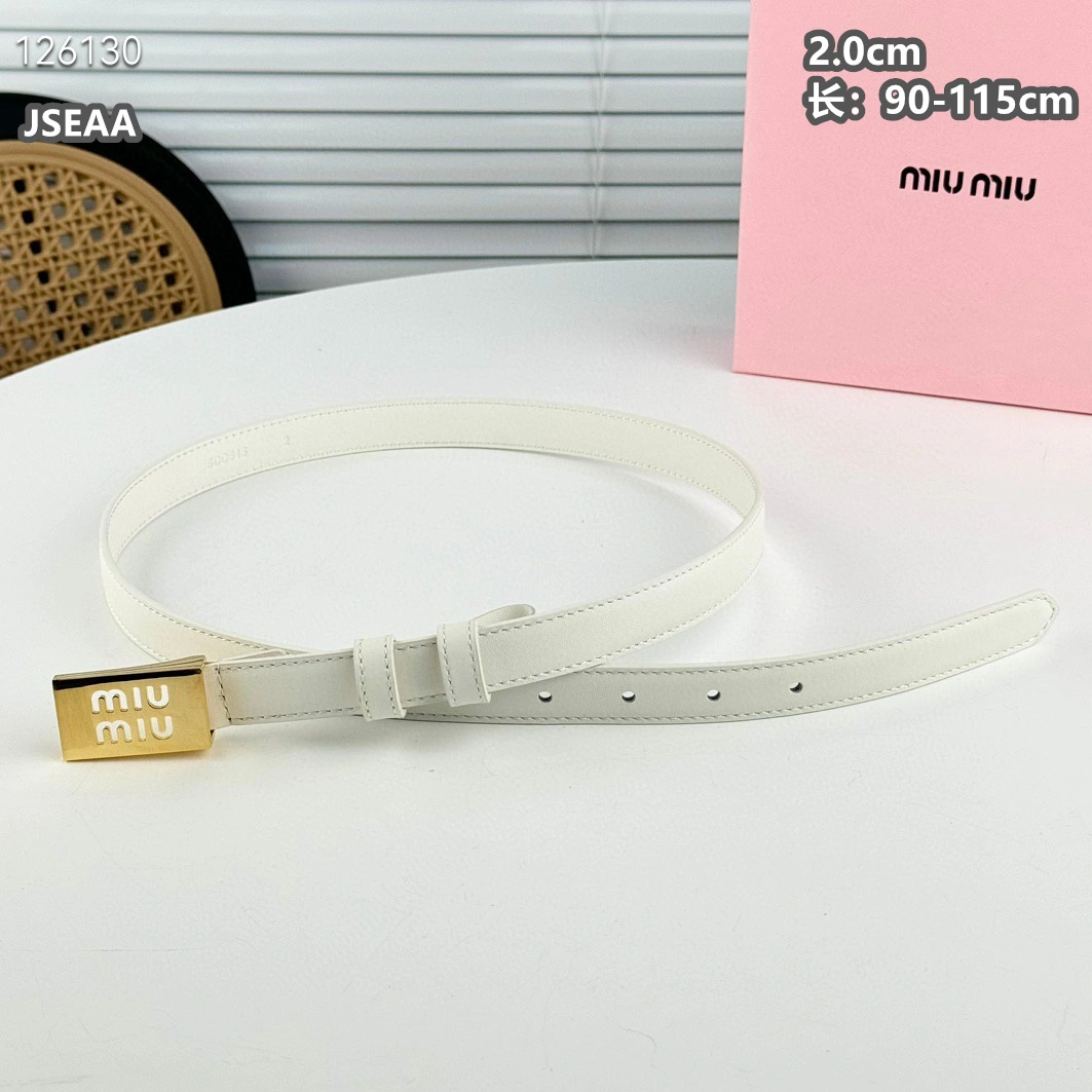 Efficient 248 MIU MIU AAA Quality Belts For Women