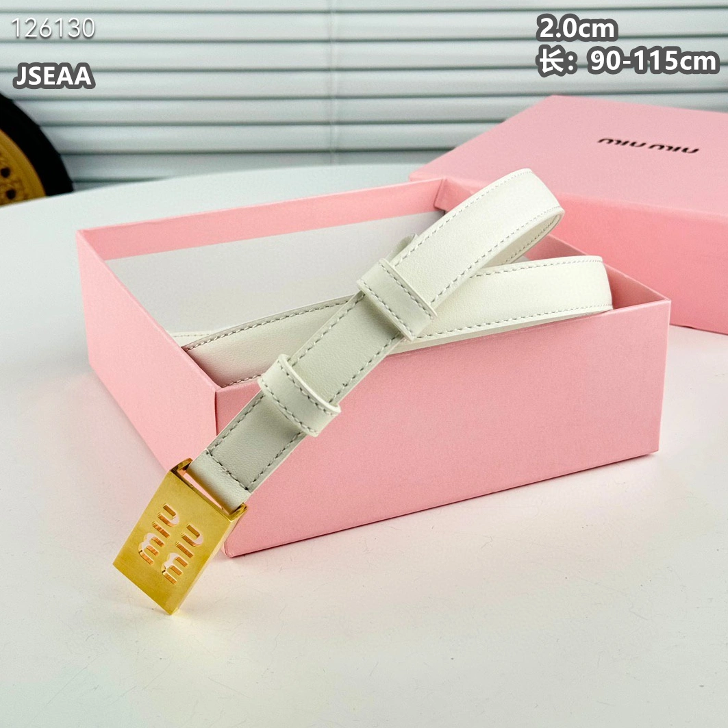Efficient 248 MIU MIU AAA Quality Belts For Women