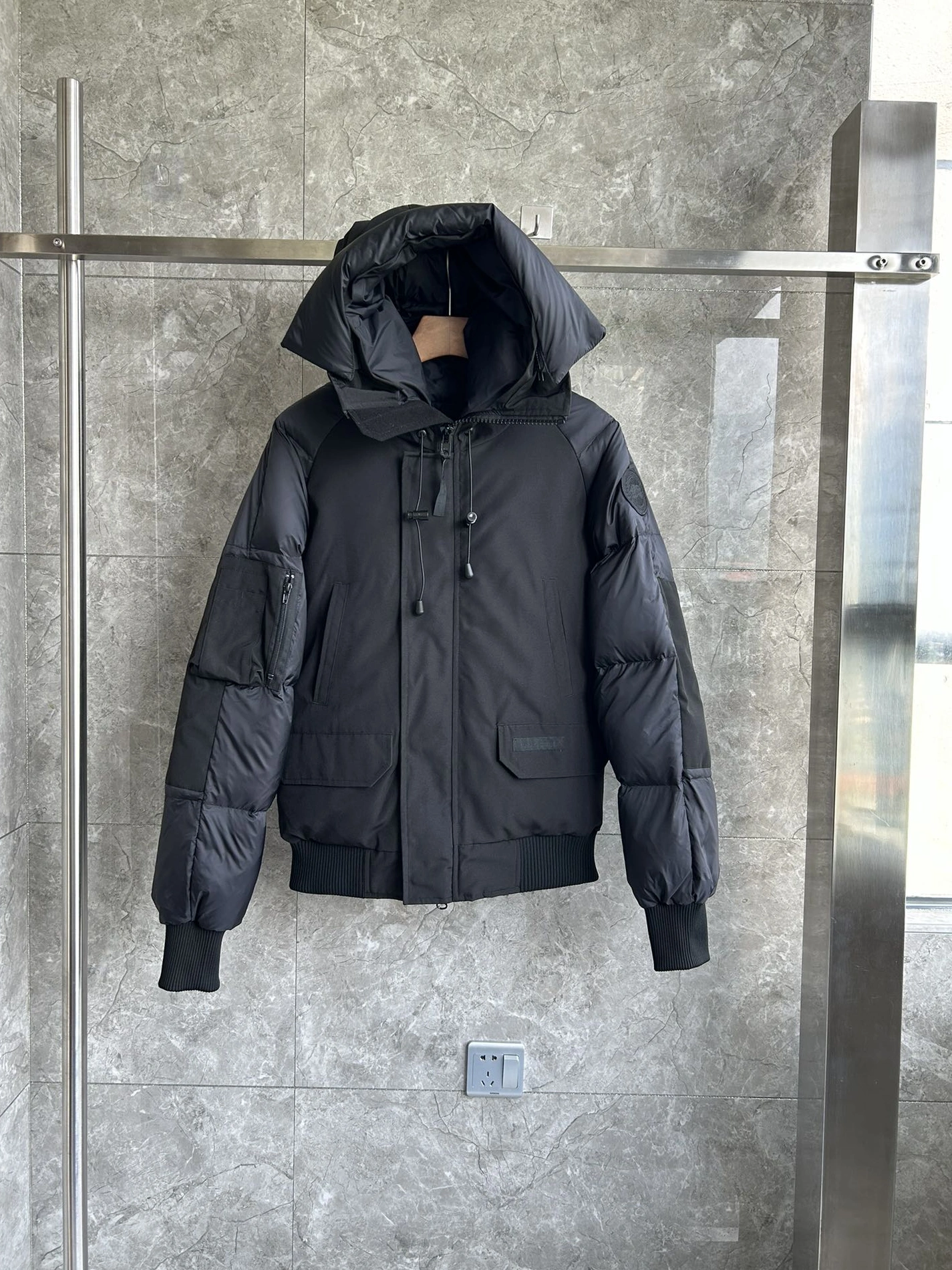 Efficient 2594 Canada Goose Down Feather Coat Long Sleeved For Men