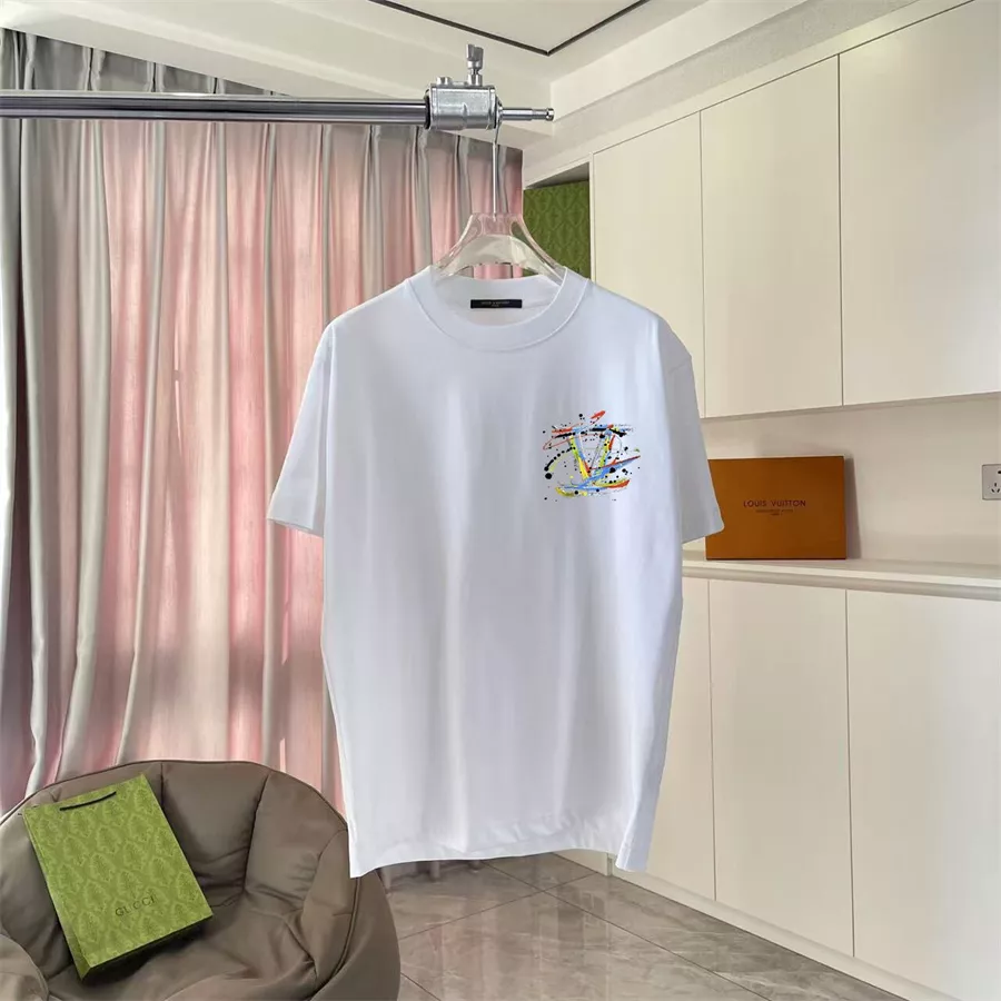 Efficient 2763 Louis Vuitton LV T-Shirts Short Sleeved For Unisex
