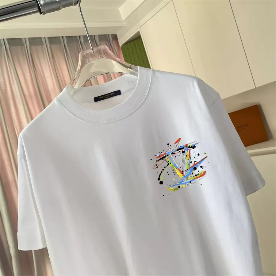 Efficient 2763 Louis Vuitton LV T-Shirts Short Sleeved For Unisex