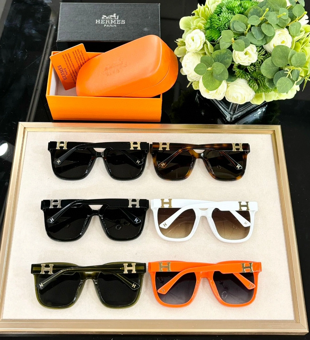 Efficient 2867 Hermes AAA Quality Sunglasses
