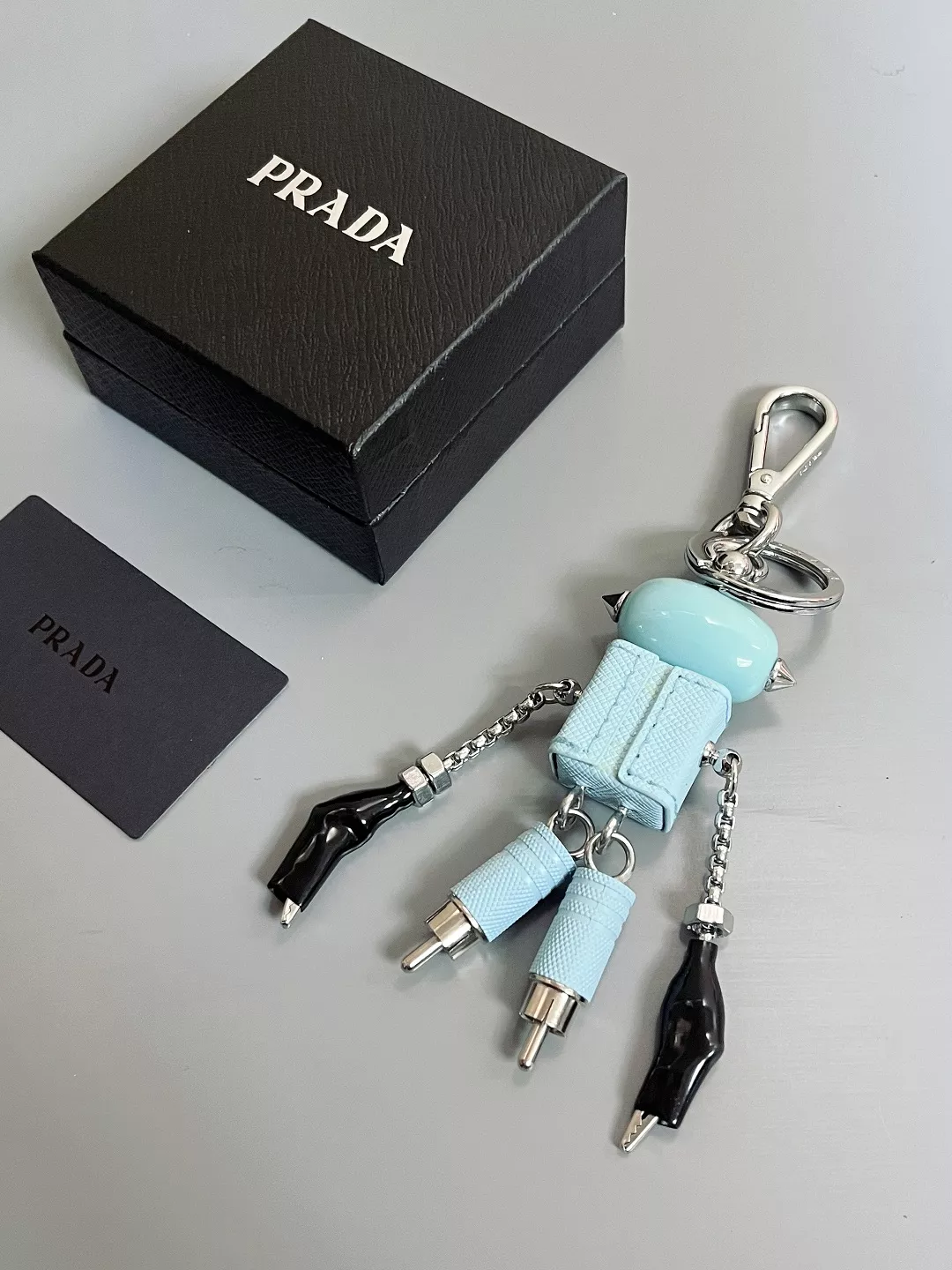 Efficient 3211 Prada Key Holder And Bag Buckle