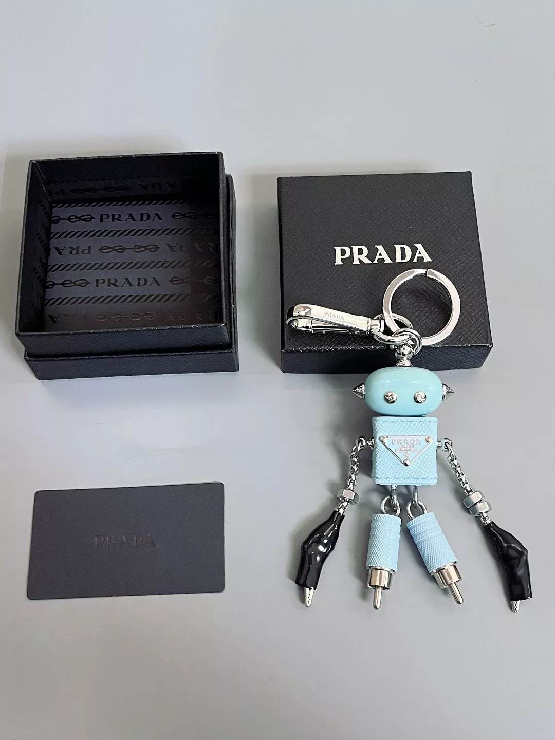 Efficient 3211 Prada Key Holder And Bag Buckle