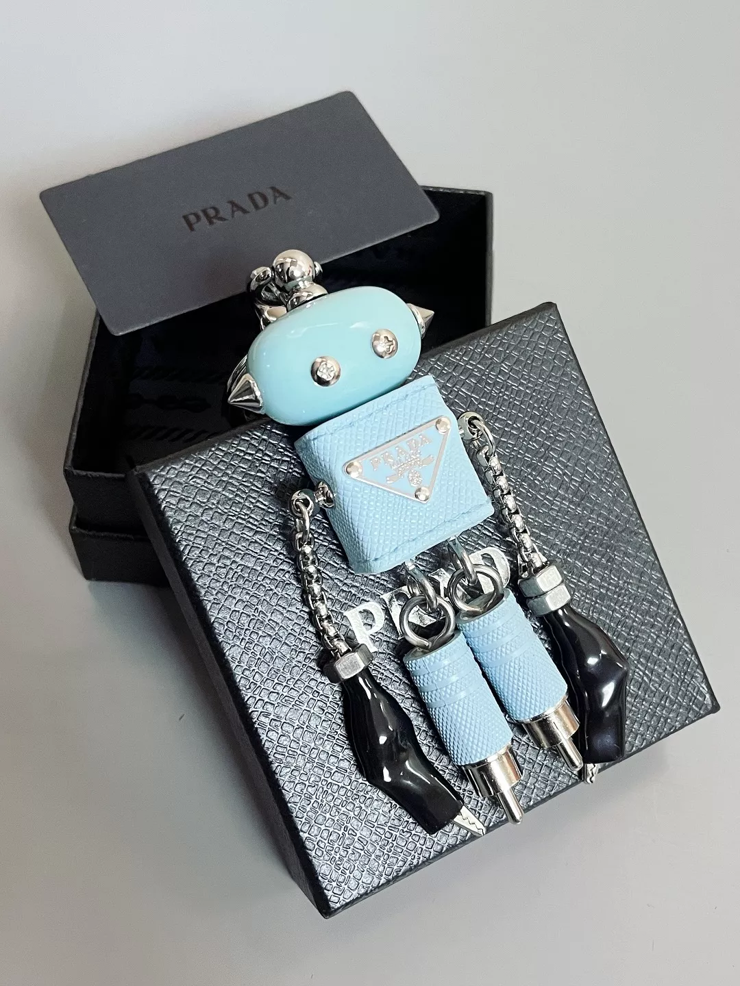 Efficient 3211 Prada Key Holder And Bag Buckle