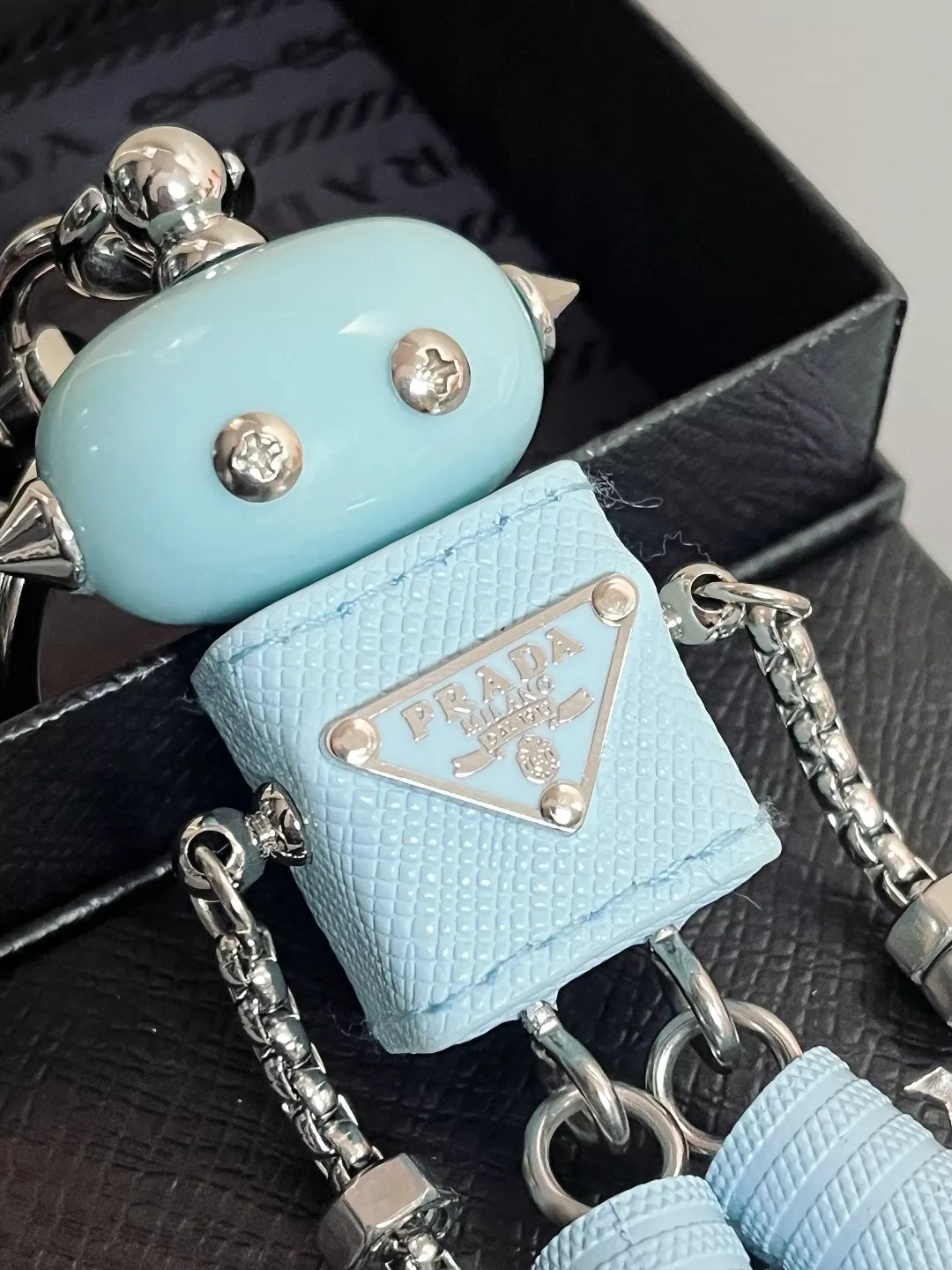 Efficient 3211 Prada Key Holder And Bag Buckle