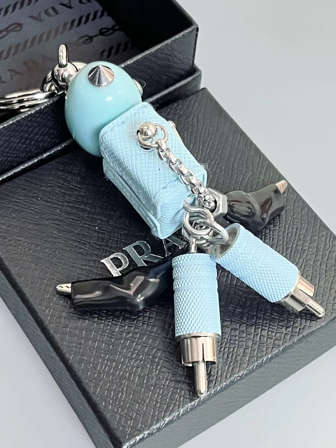 Efficient 3211 Prada Key Holder And Bag Buckle