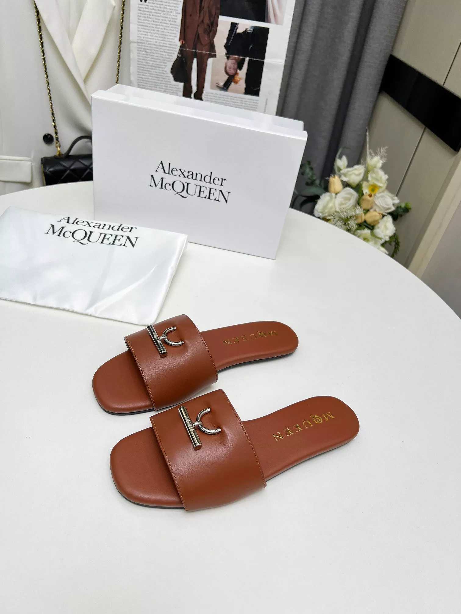 Efficient 3291 Alexander McQueen Slippers For Women