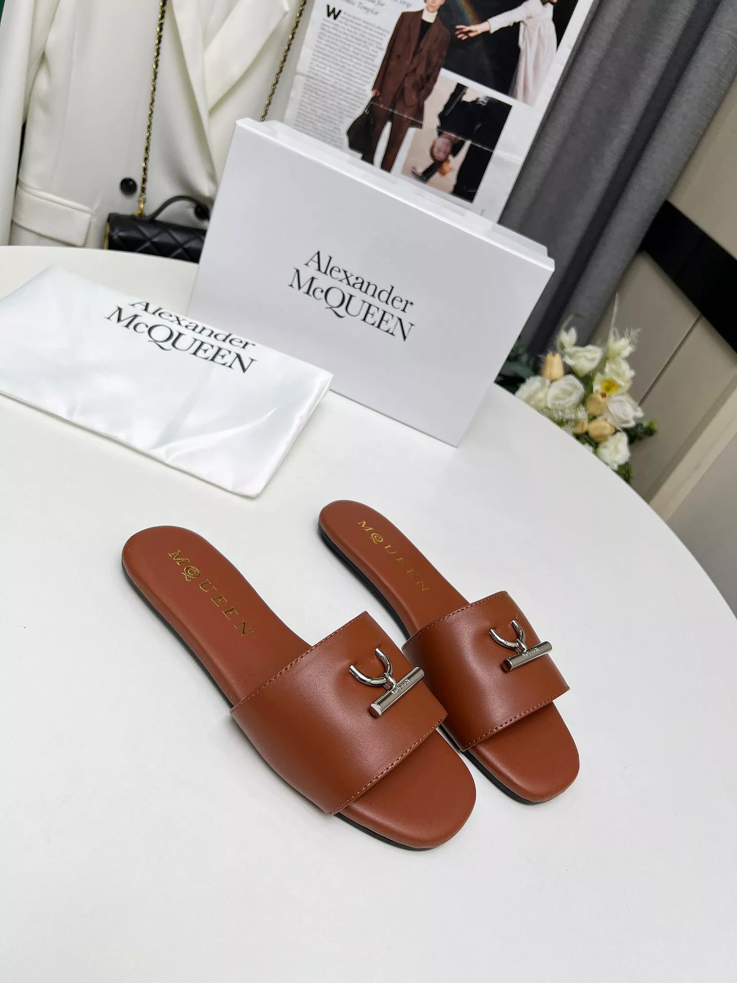 Efficient 3291 Alexander McQueen Slippers For Women