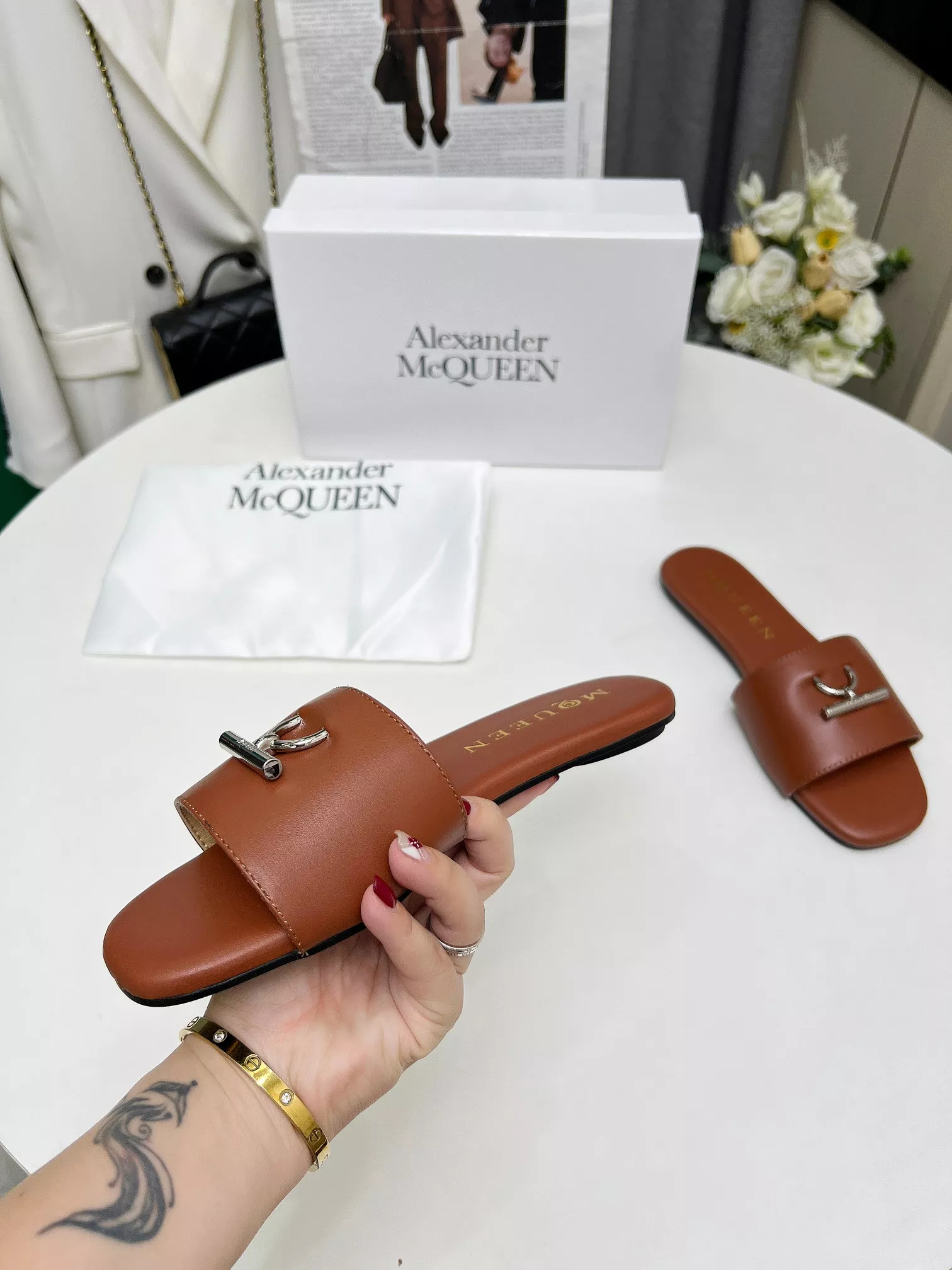 Efficient 3291 Alexander McQueen Slippers For Women
