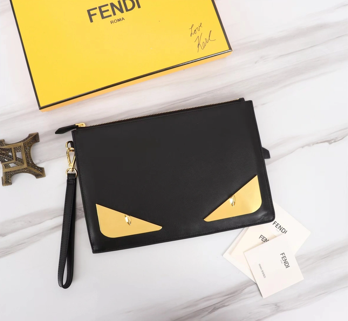 Efficient 3587 Fendi AAA Man Wallets