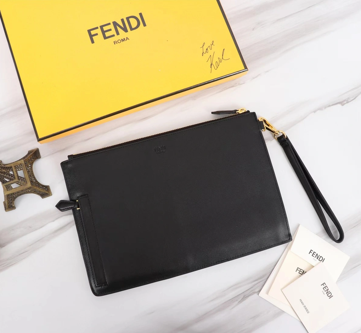 Efficient 3587 Fendi AAA Man Wallets
